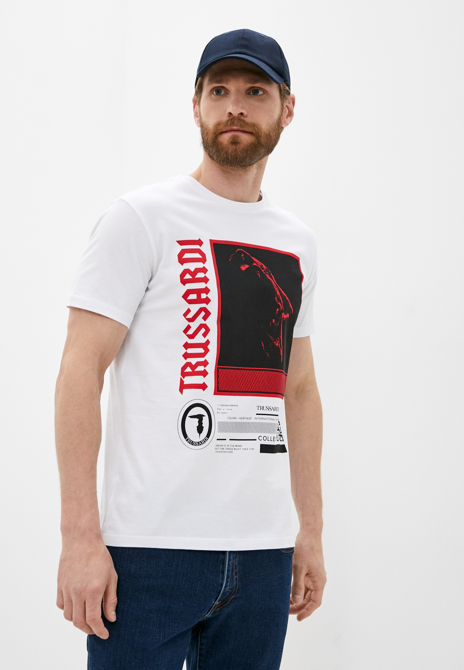 Мужская футболка Trussardi (Труссарди) 52T00512-1T005328: изображение 1