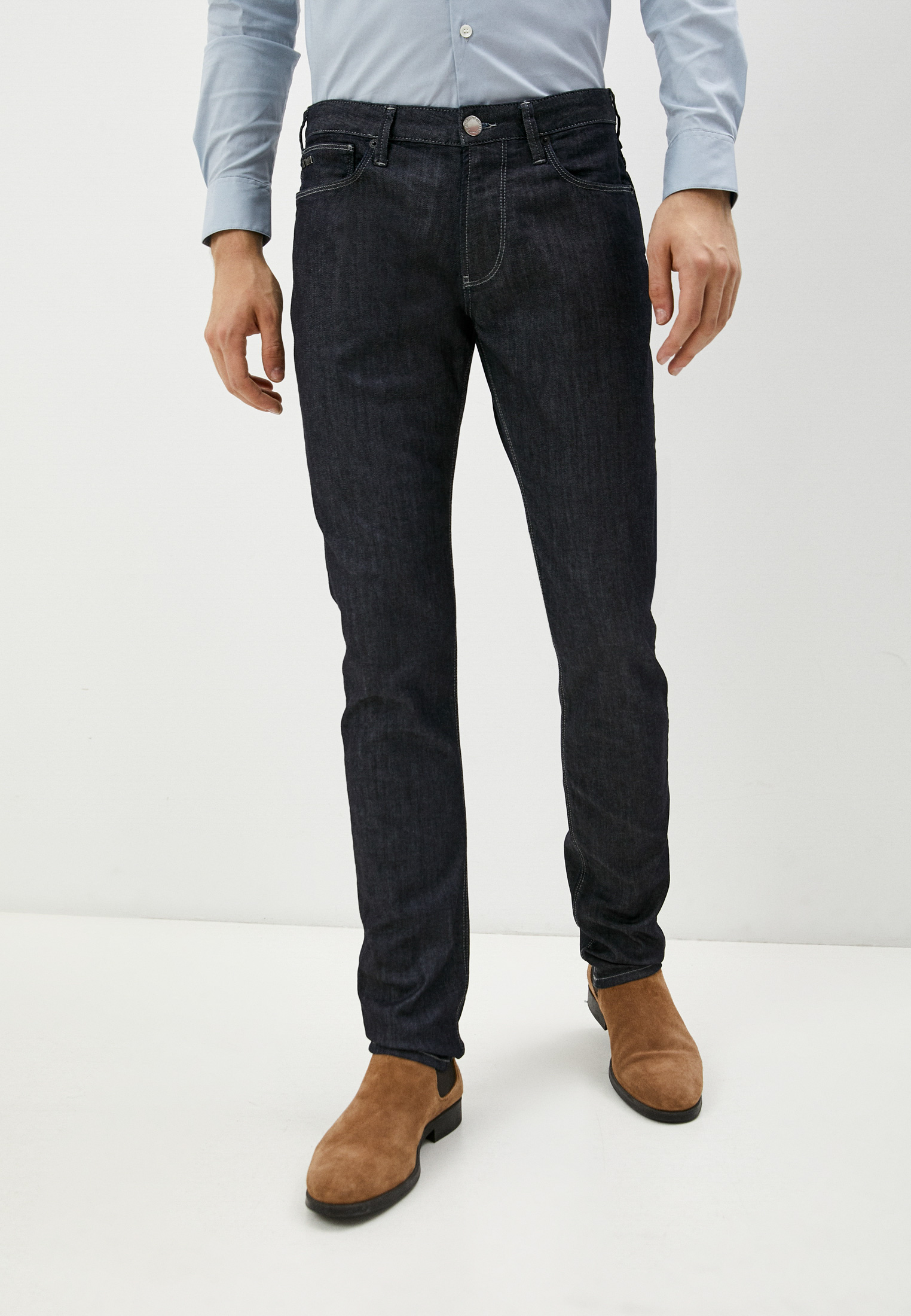 Мужские зауженные джинсы Emporio Armani (Эмпорио Армани) 8N1J06 1D85Z: изображение 1