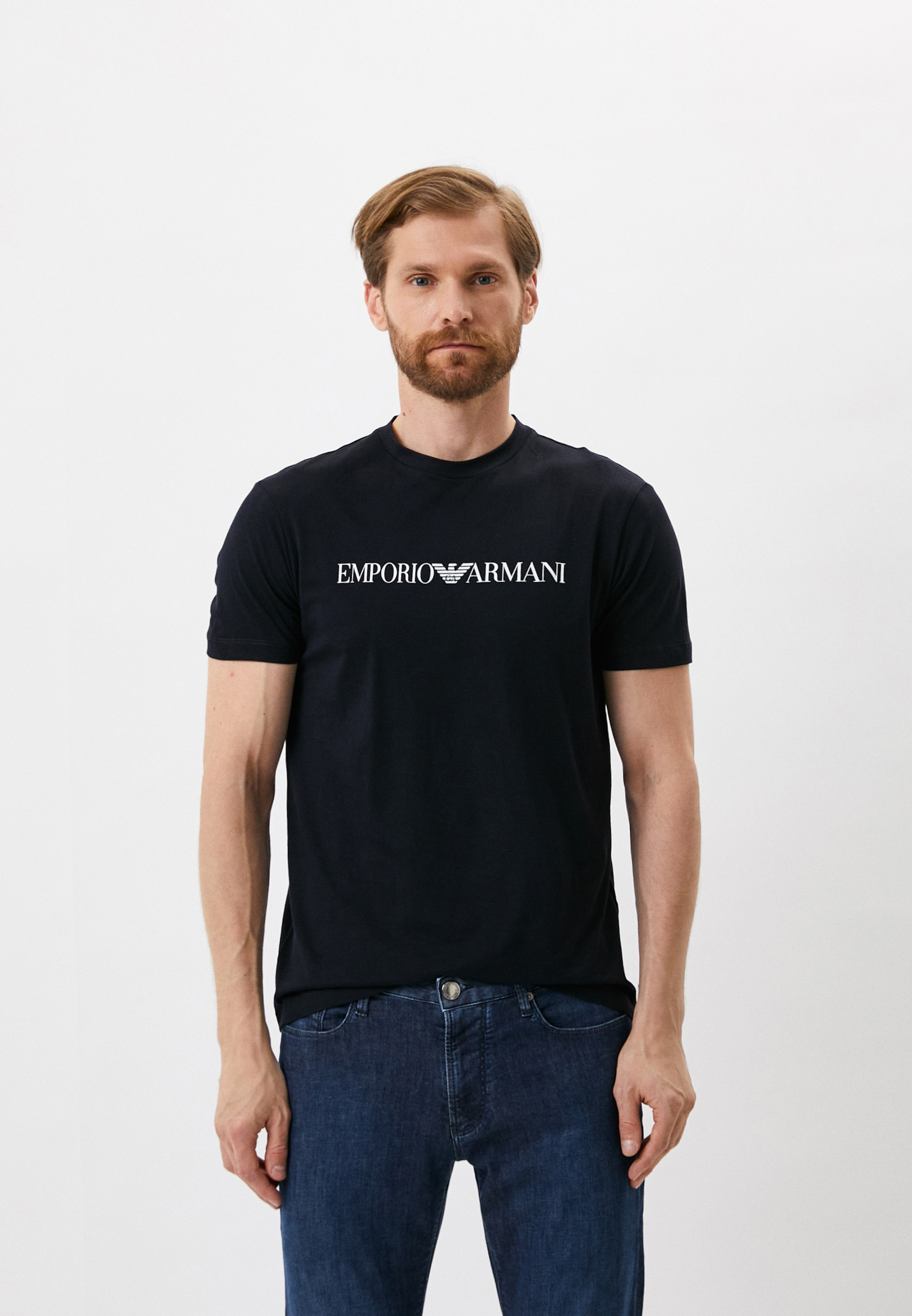 Мужская футболка Emporio Armani (Эмпорио Армани) 8N1TN5 1JPZZ: изображение 1