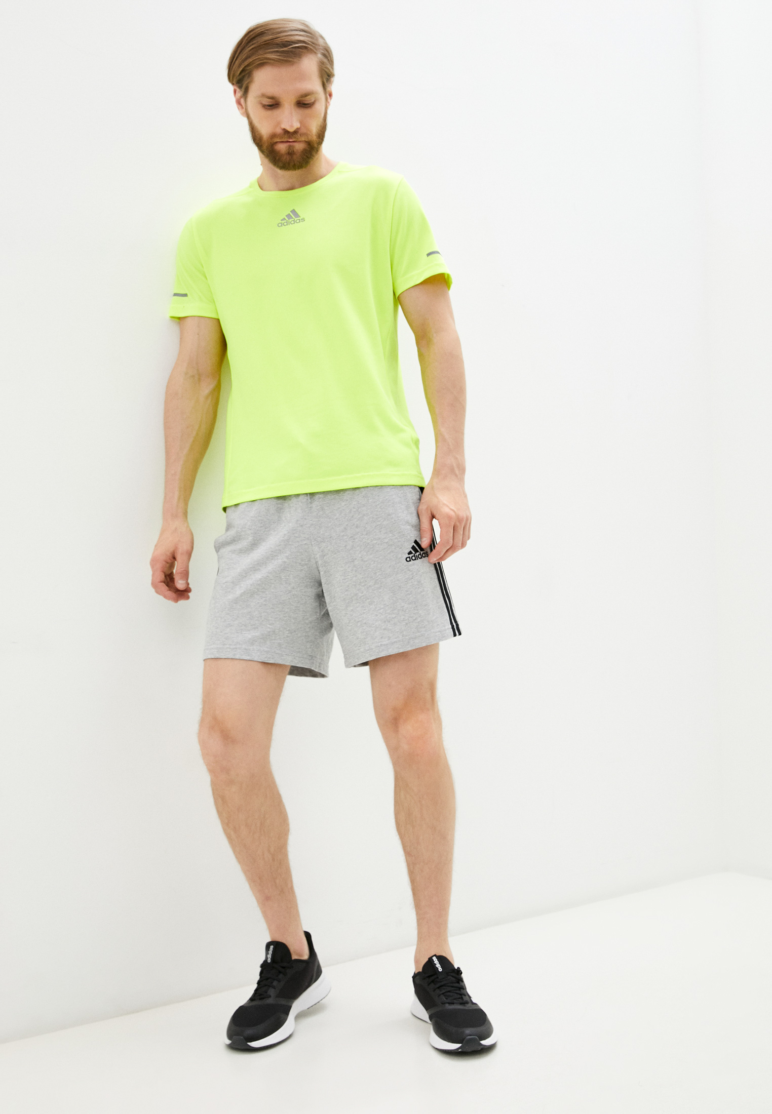 Adidas Shorts Man M 3s Sj Sho Gk9990 - grijs | Winkelstraat.nl