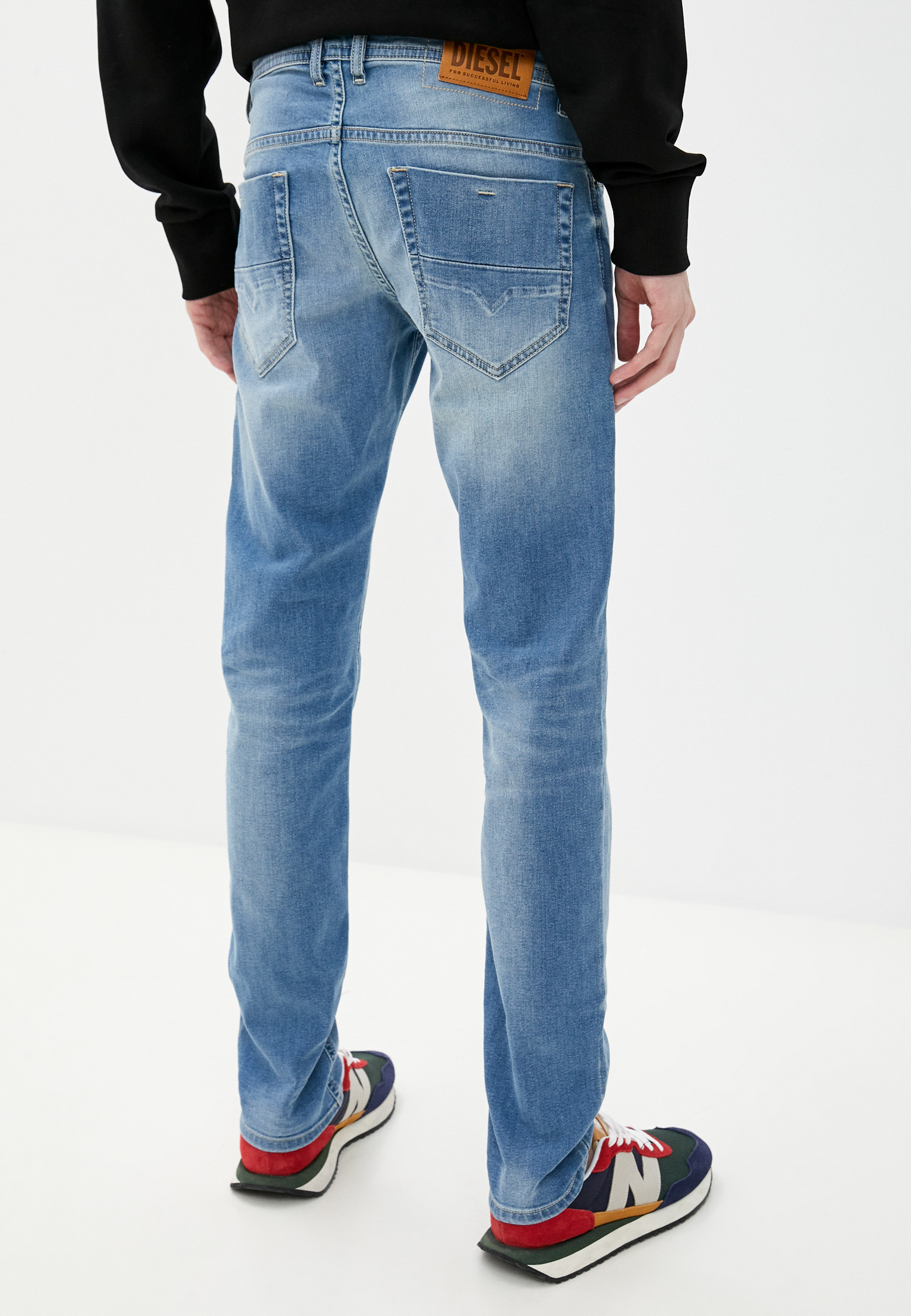 Мужские зауженные джинсы Diesel (Дизель) 00SB6F069MN: изображение 3
