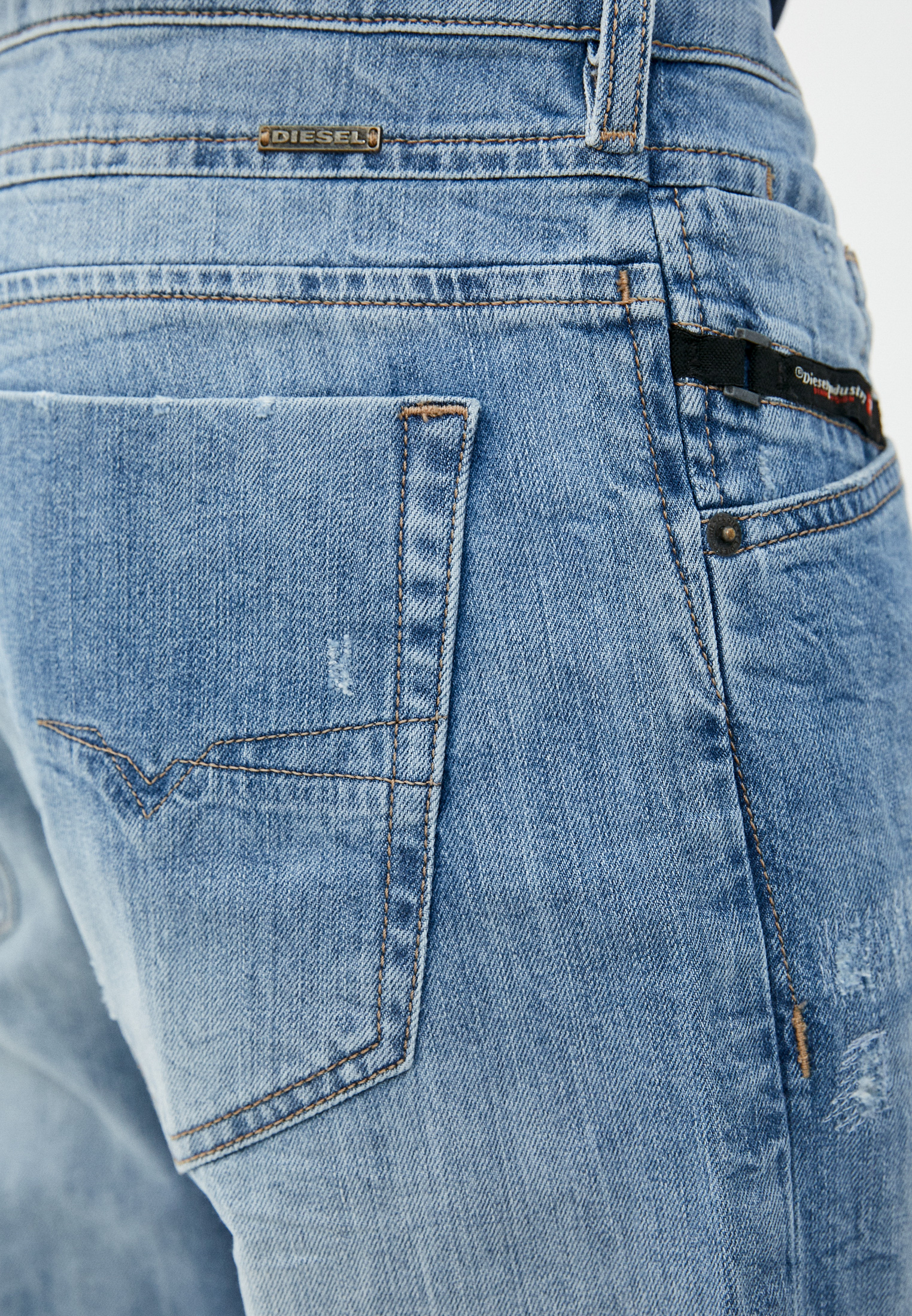 Мужские зауженные джинсы Diesel (Дизель) 00SSLK0095V: изображение 4