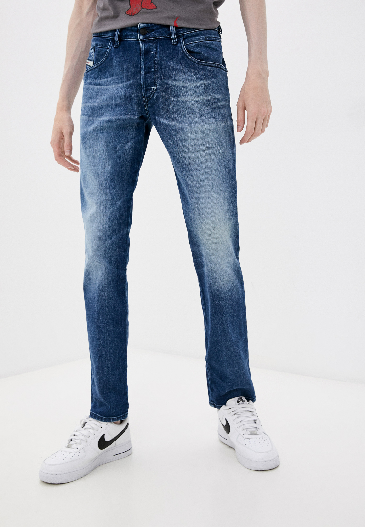 Мужские зауженные джинсы Diesel (Дизель) 00SSLL0097Y: изображение 1