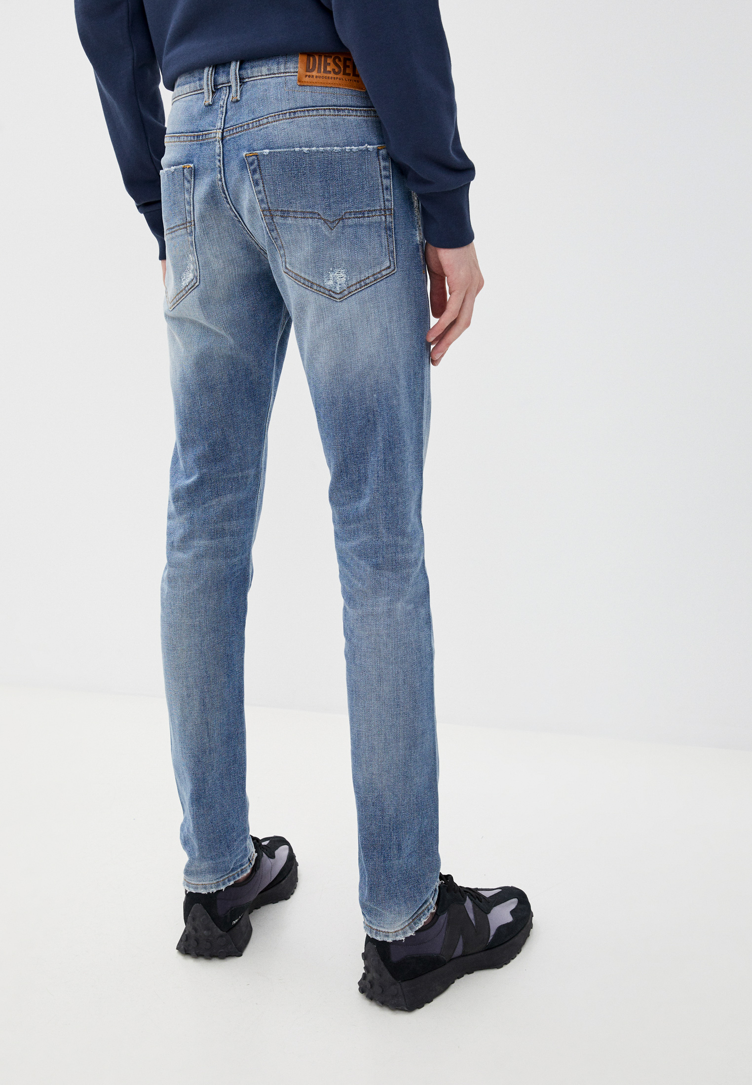Мужские зауженные джинсы Diesel (Дизель) 00SWID009BU: изображение 3