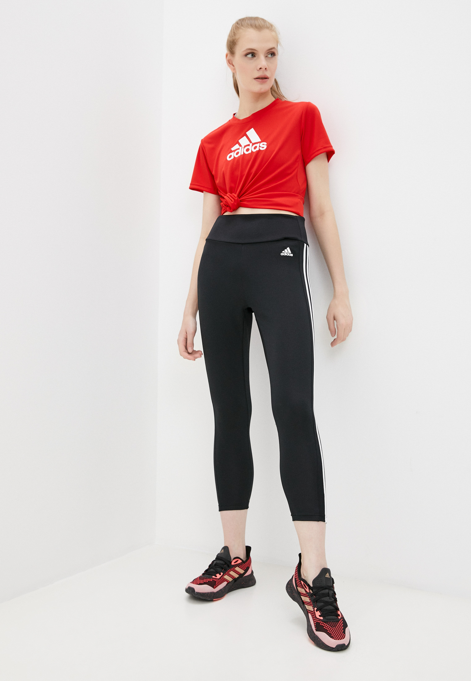 Женские леггинсы Adidas (Адидас) GL4040 купить за 2200 руб.