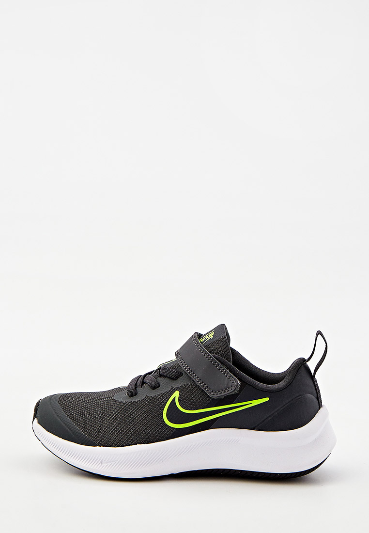 Кроссовки для девочек Nike (Найк) DA2777 внешний материал искусственная  кожа, полимер, текстиль; цвет серый купить за 2070 руб.