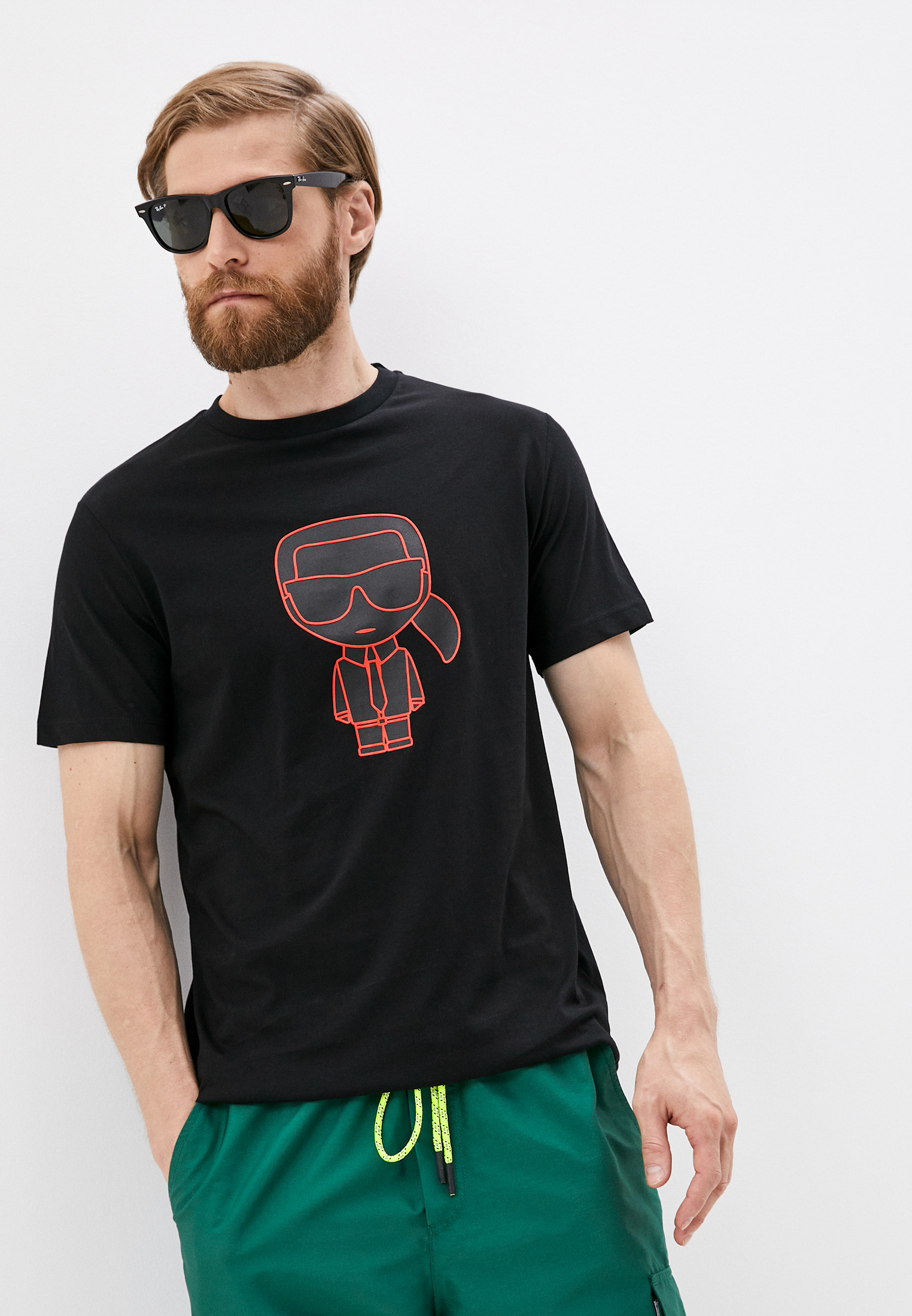 Мужская футболка Karl Lagerfeld (Карл Лагерфельд) 512224-755072: изображение 1