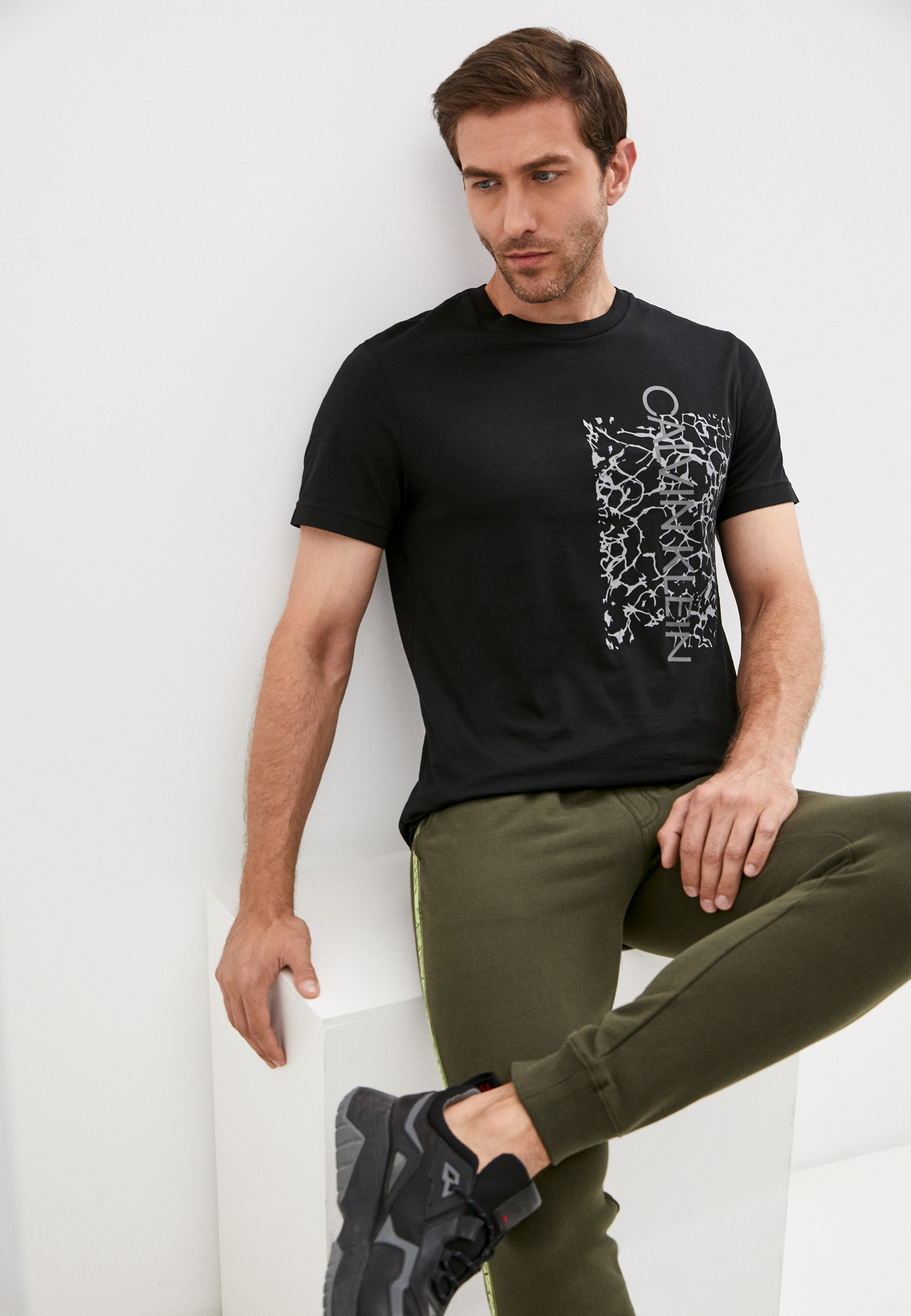 Мужская футболка Calvin Klein (Кельвин Кляйн) K10K107410: изображение 1