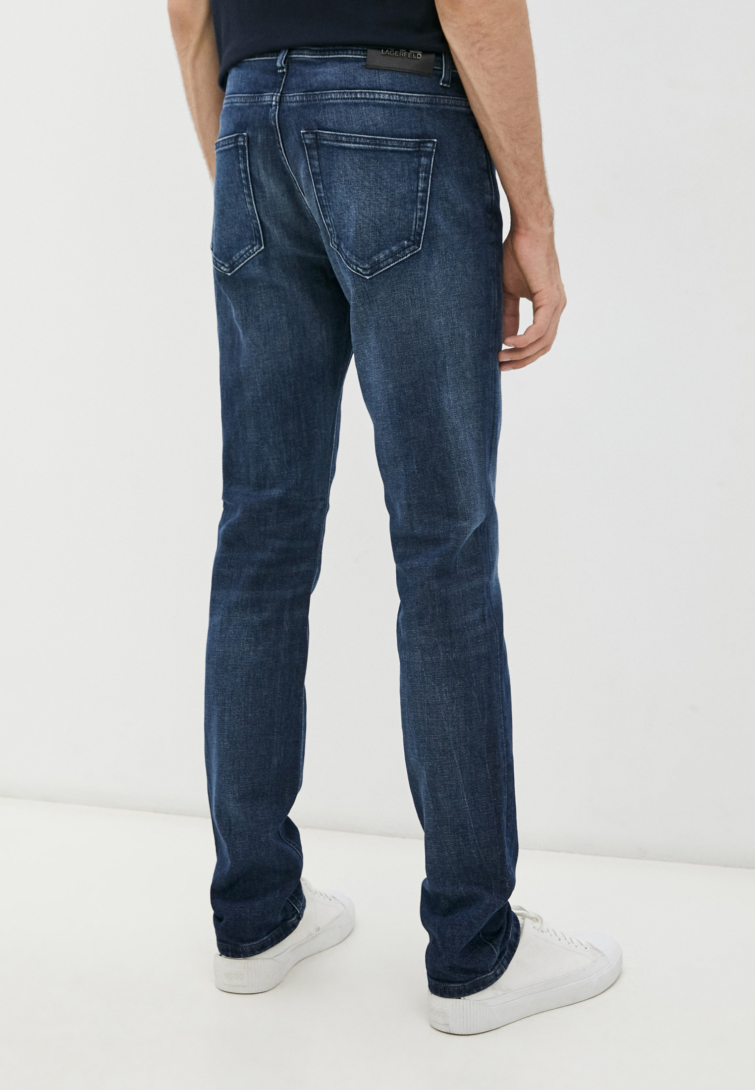 Мужские зауженные джинсы Karl Lagerfeld (Карл Лагерфельд) 500899-265840: изображение 4