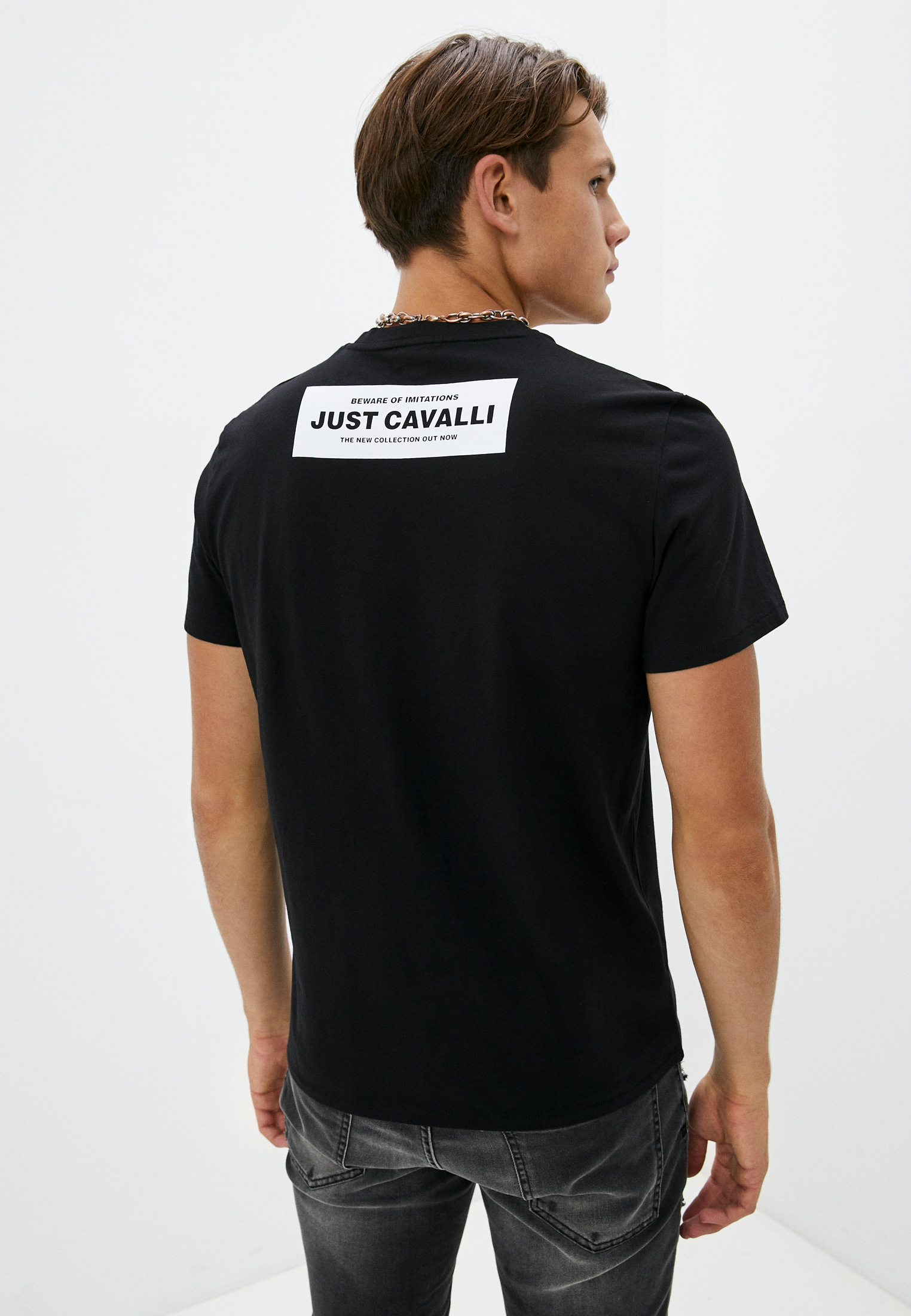 Мужская футболка Just Cavalli (Джаст Кавалли) S01GC0684N20663: изображение 4