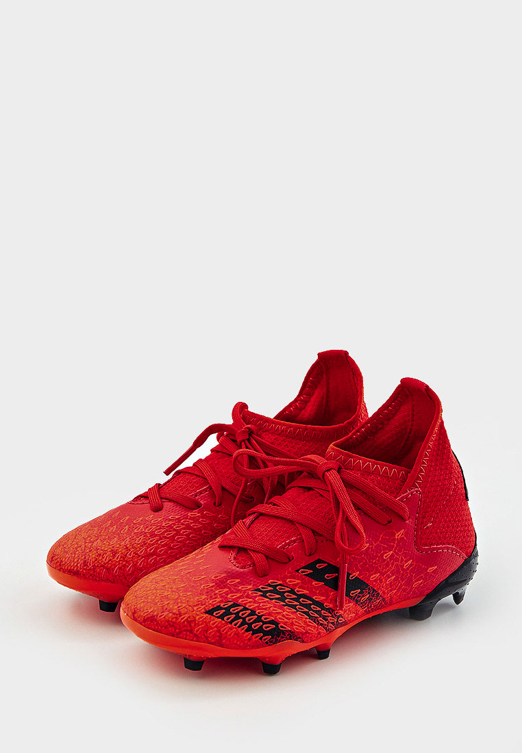 Обувь для мальчиков для мальчиков Adidas (Адидас) FY6282 внешний материал  искусственная кожа, текстиль; цвет красный купить за 2840 руб.