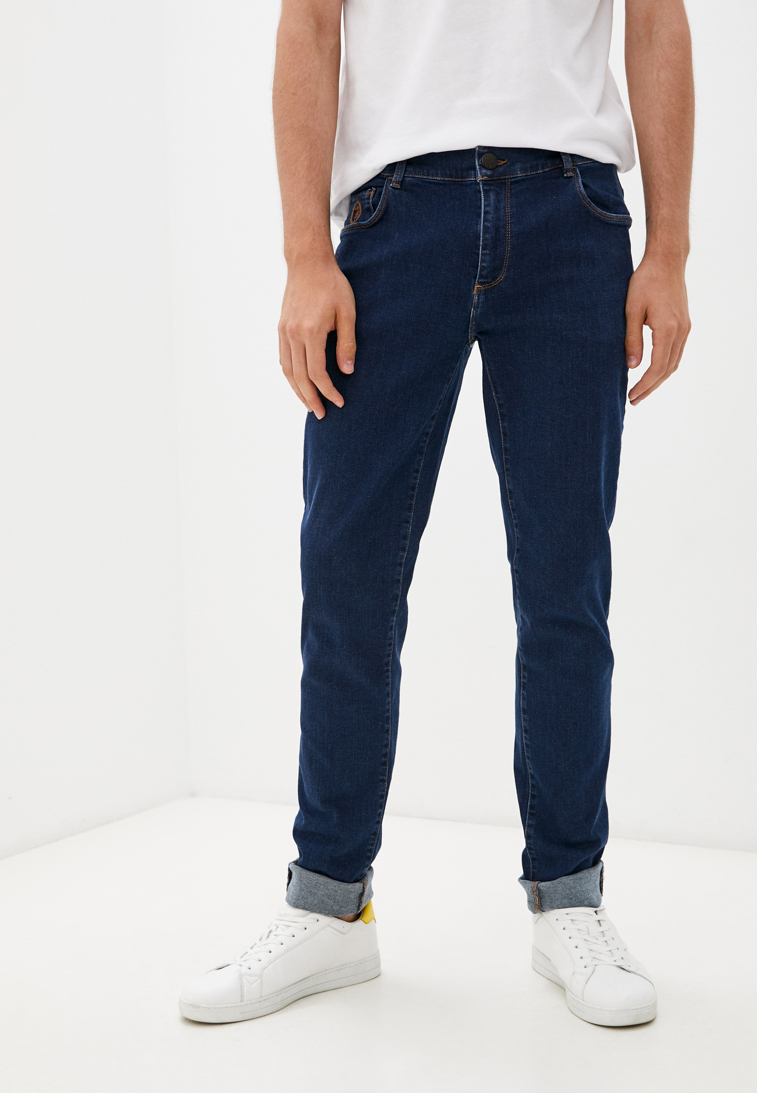Мужские прямые джинсы Trussardi (Труссарди) 52J00000-1Y000187: изображение 6