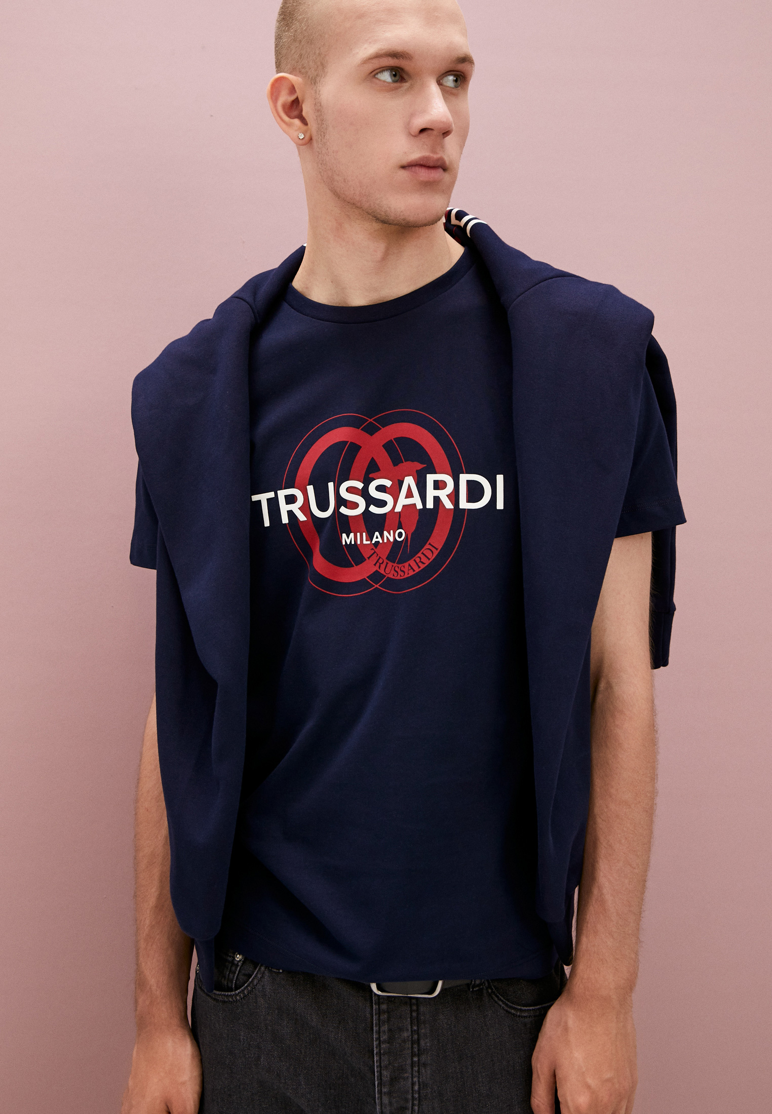 Мужская футболка Trussardi (Труссарди) 52T00514-1T005461: изображение 2