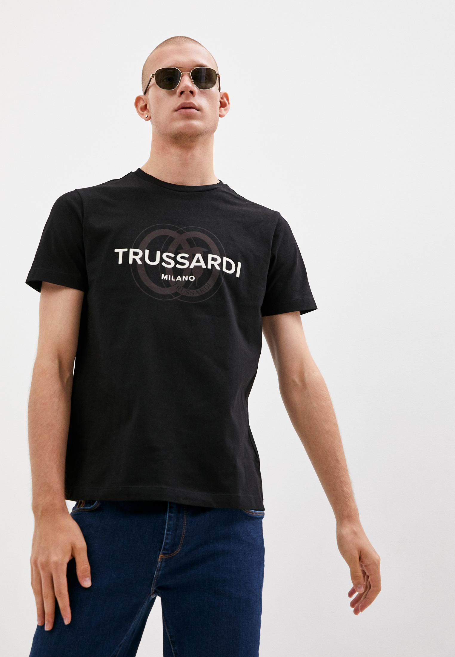 Мужская футболка Trussardi (Труссарди) 52T00514-1T005461: изображение 1