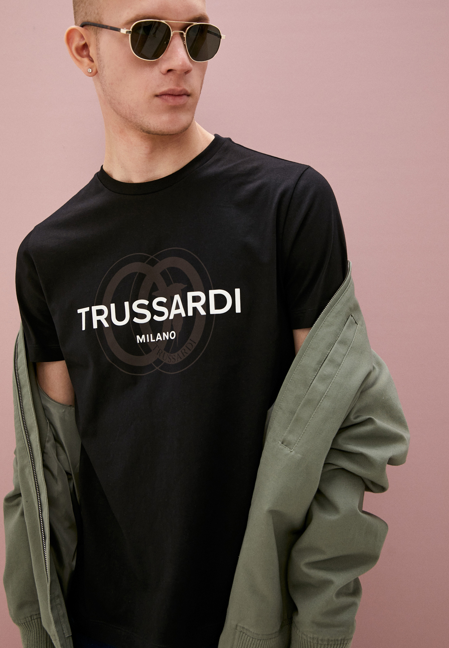 Мужская футболка Trussardi (Труссарди) 52T00514-1T005461: изображение 2