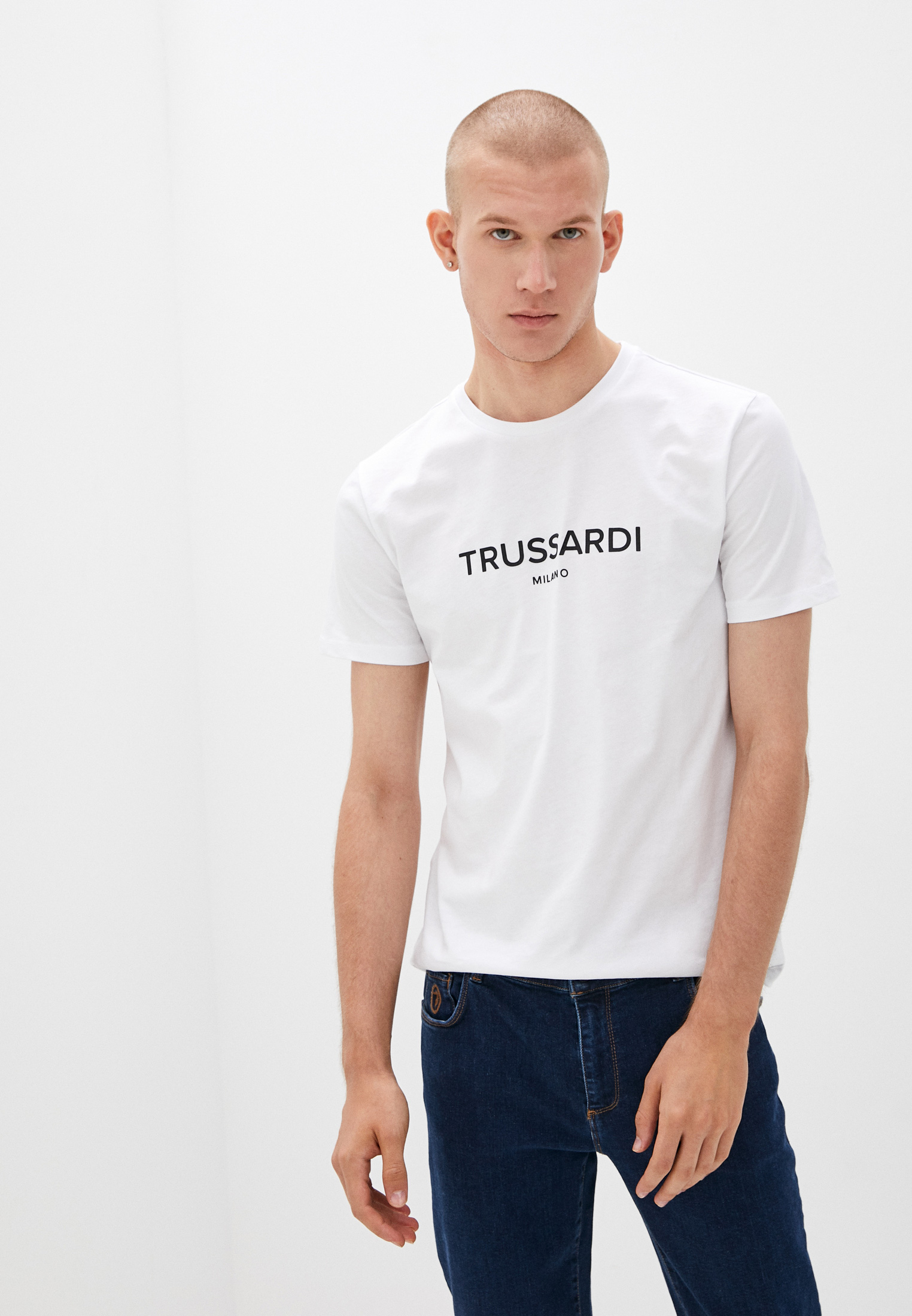 Мужская футболка Trussardi (Труссарди) 52T00509-1T005328