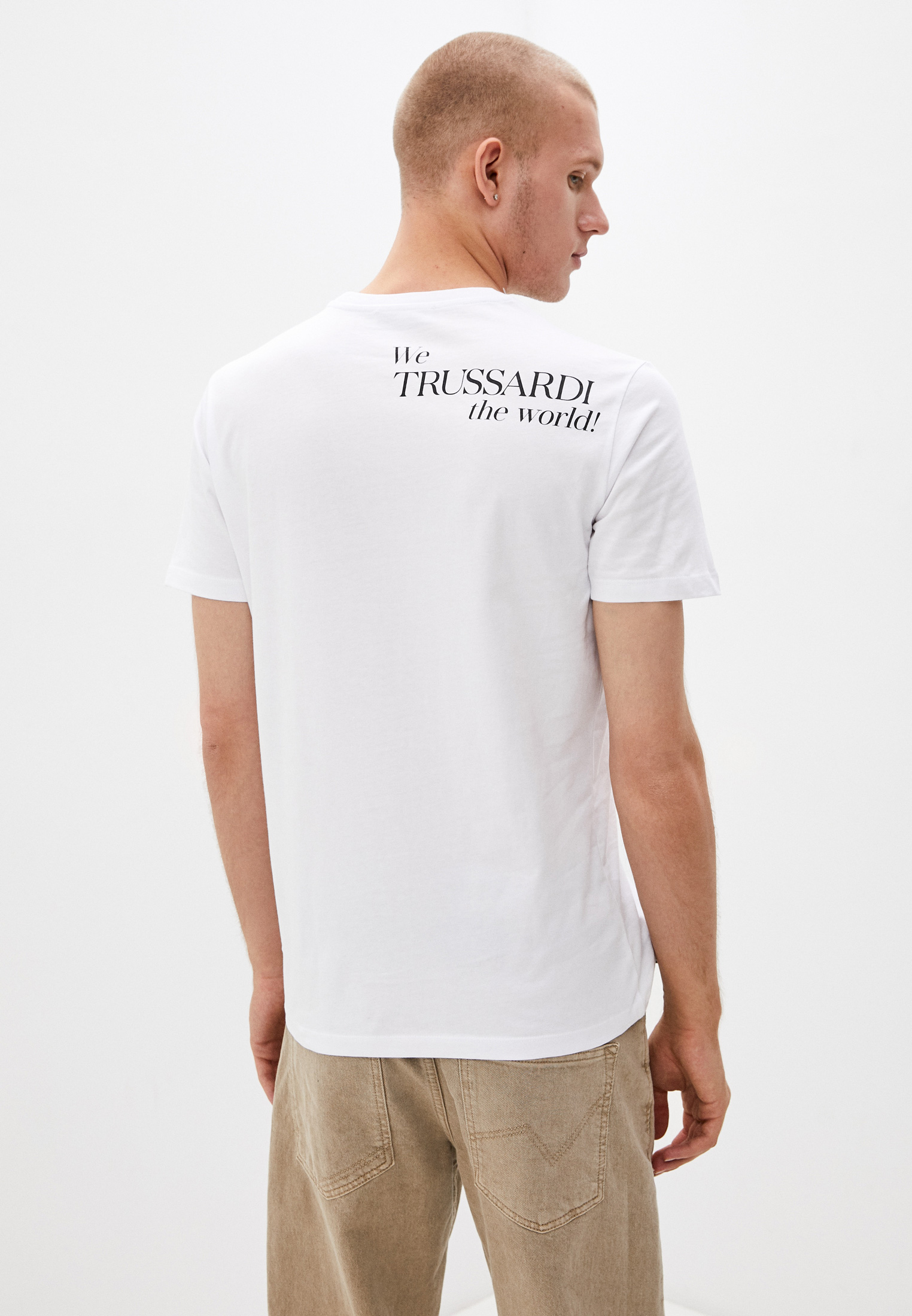 Мужская футболка Trussardi (Труссарди) 52T00532-1T005328: изображение 4