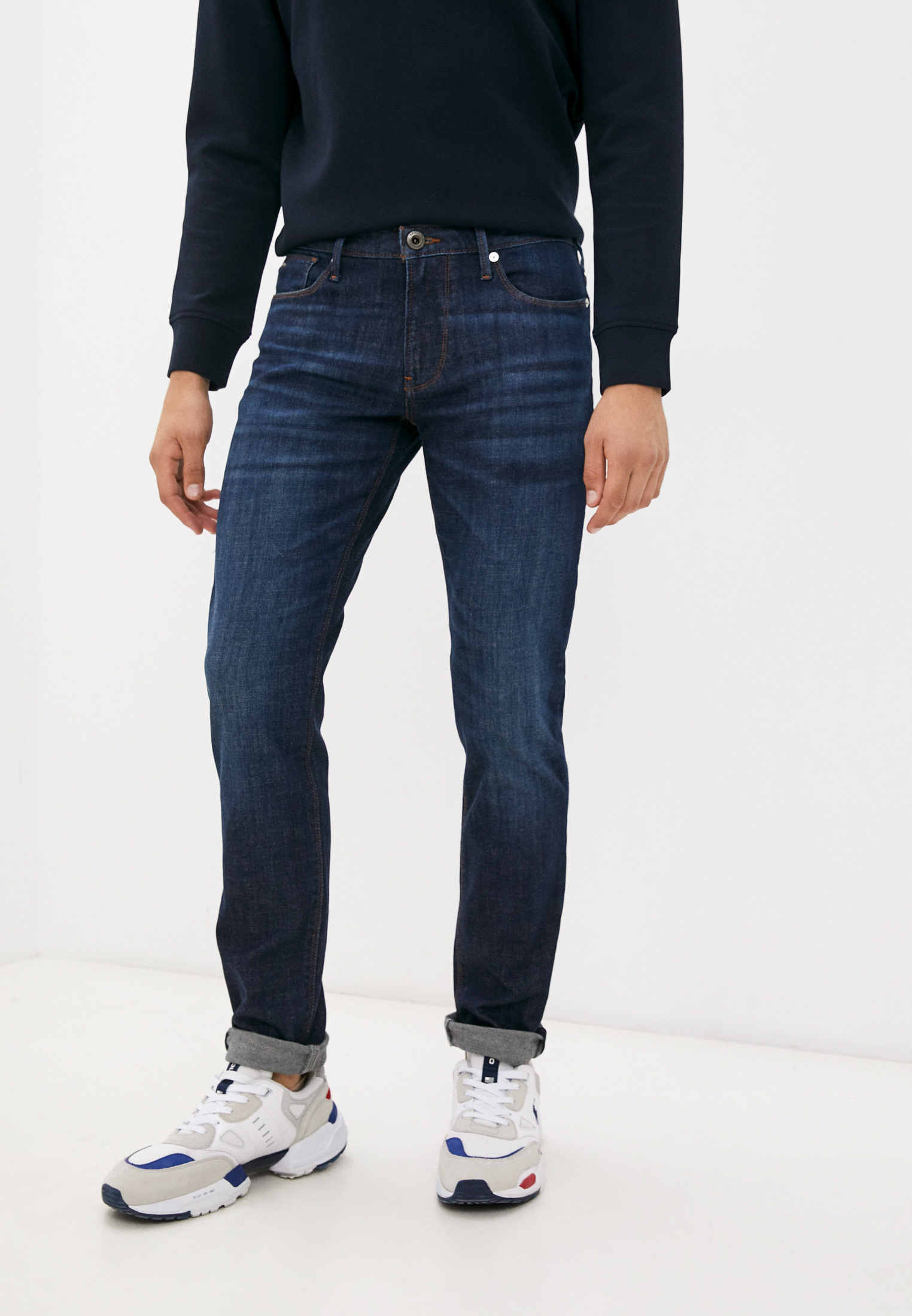 Мужские зауженные джинсы Emporio Armani (Эмпорио Армани) 6K1J06 1DQ2Z: изображение 1