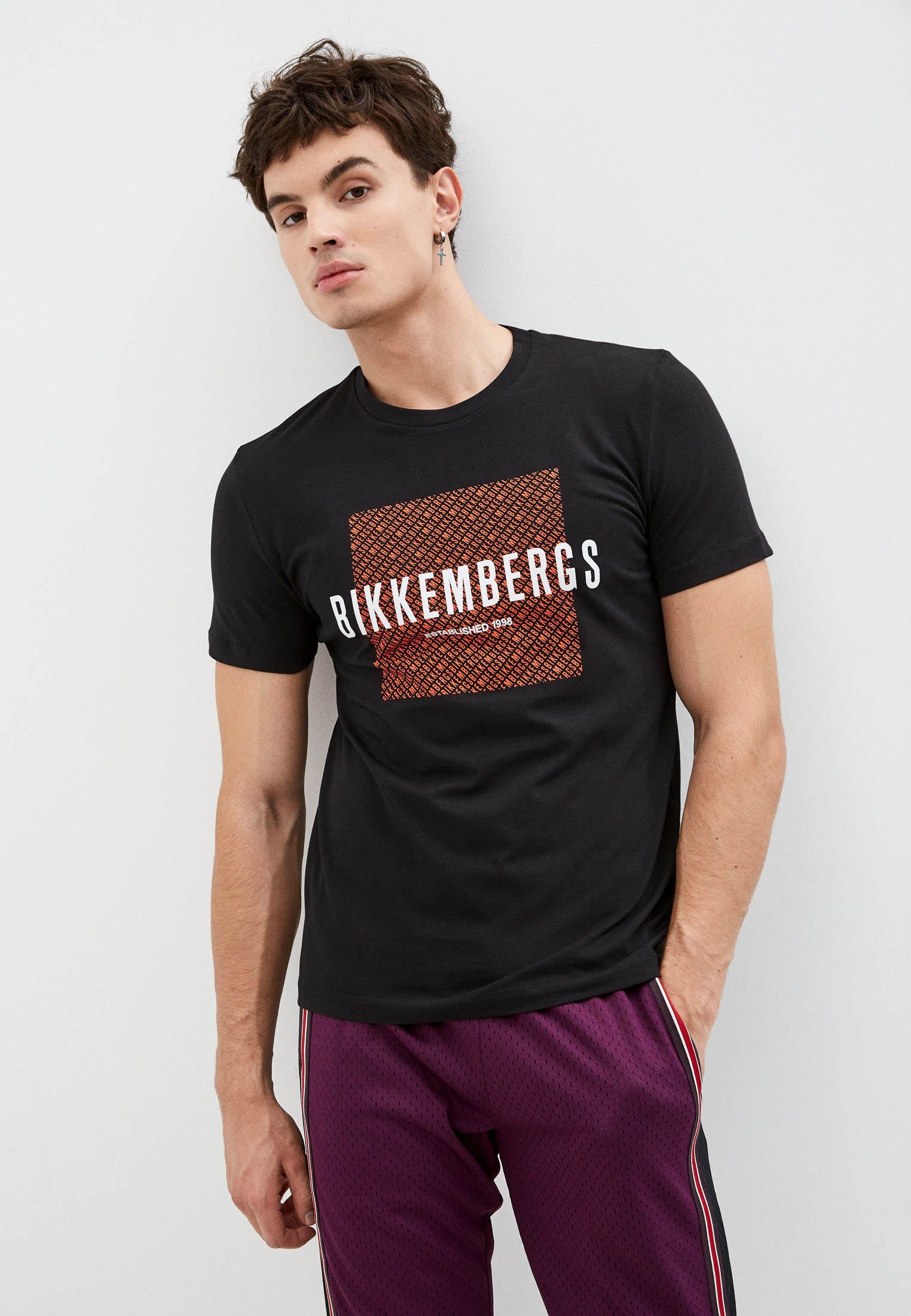 Мужская футболка Bikkembergs (Биккембергс) C 7 021 9T E 1823: изображение 1