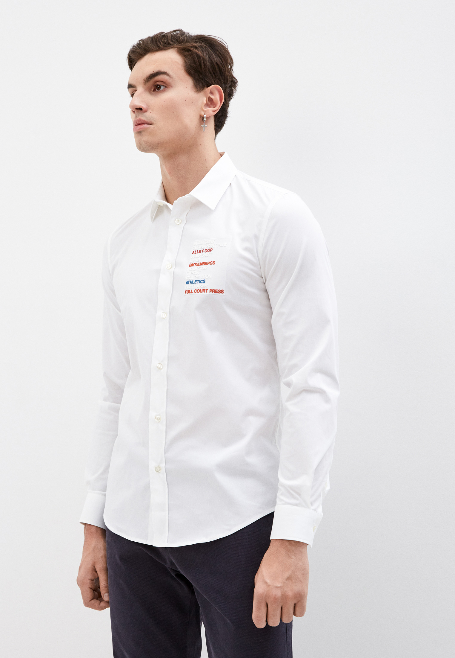 Рубашка с длинным рукавом Bikkembergs (Биккембергс) C C 009 80 S 2931: изображение 6