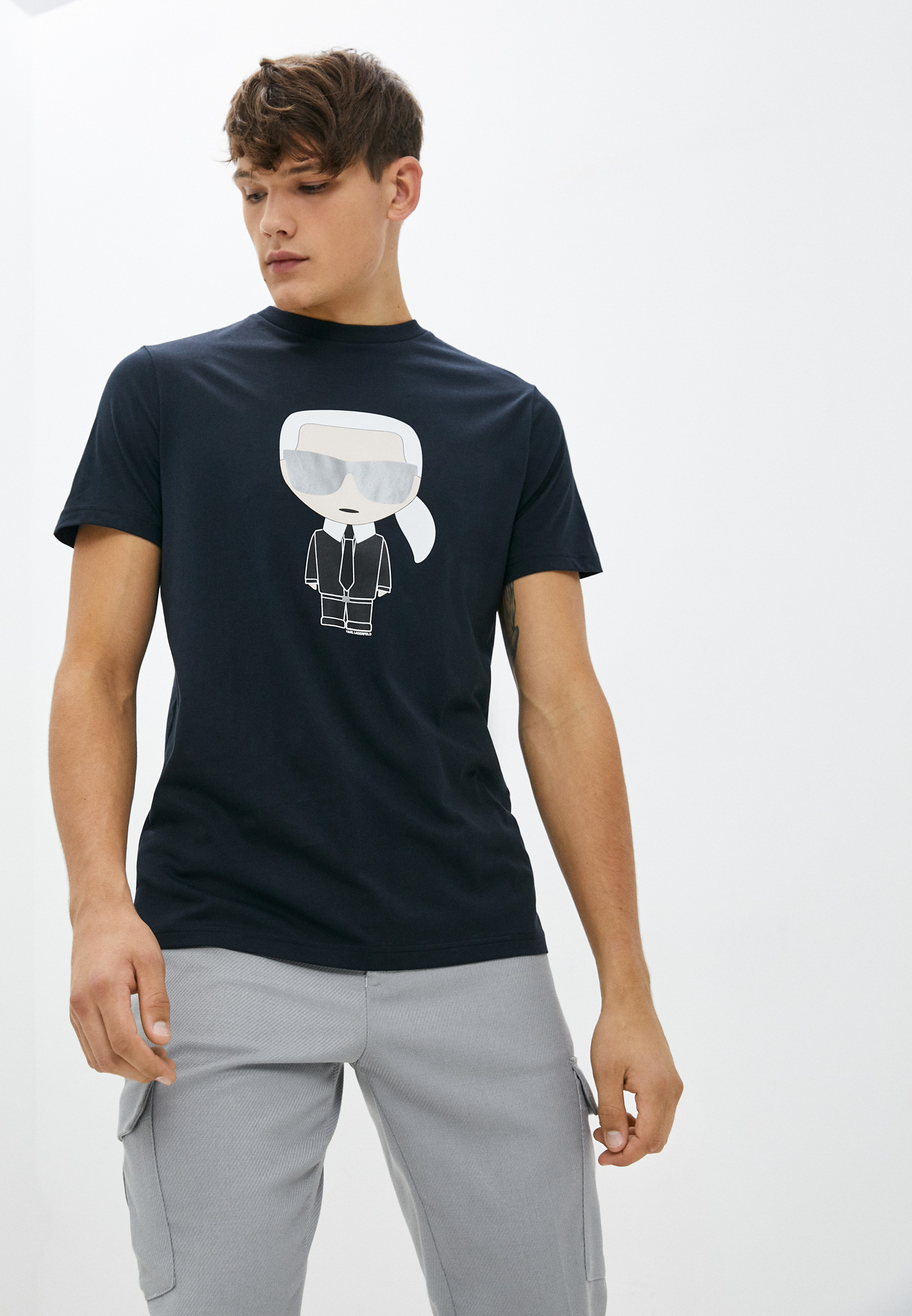 Мужская футболка Karl Lagerfeld (Карл Лагерфельд) 512251-755061: изображение 1