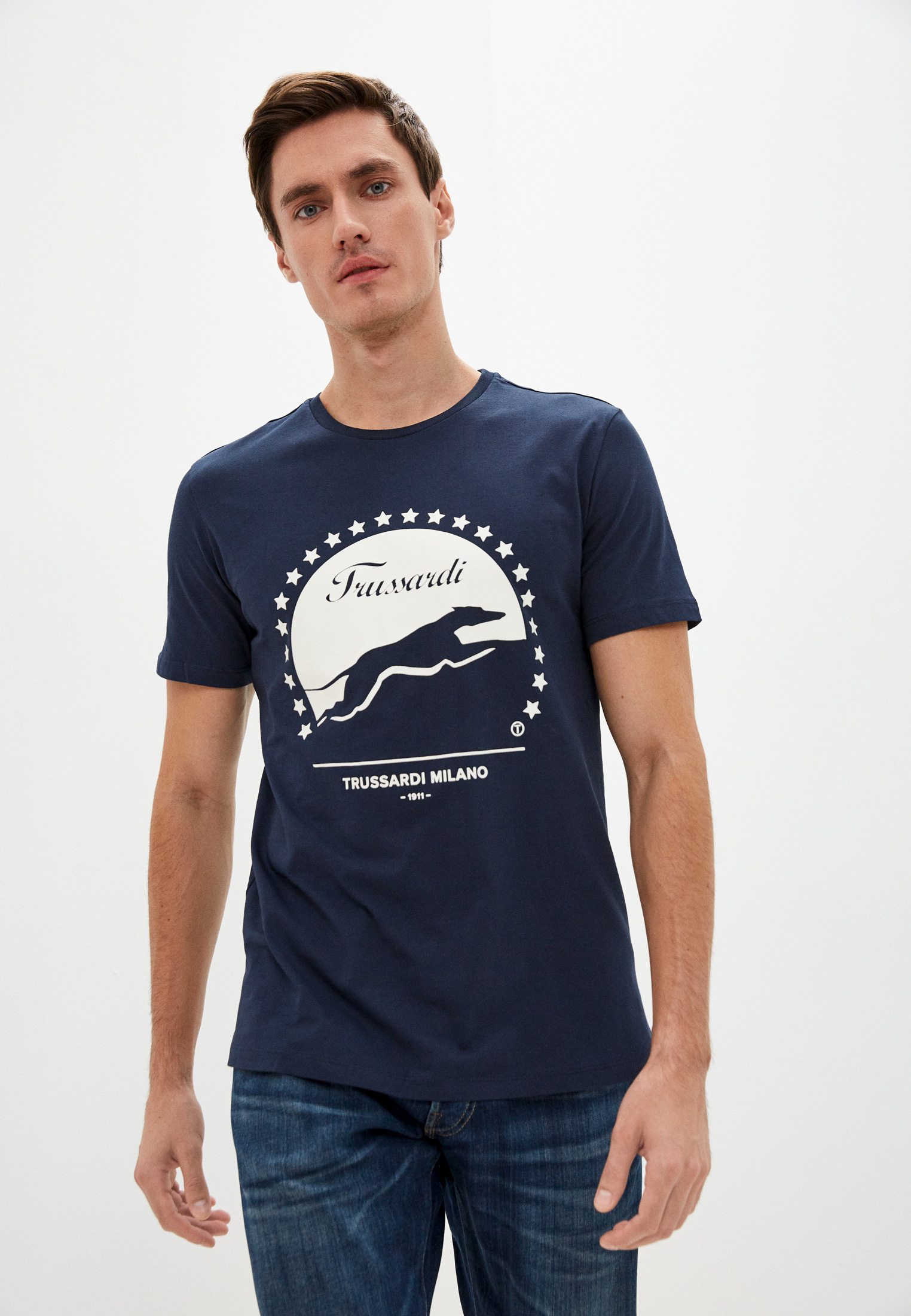 Мужская футболка Trussardi (Труссарди) 52T00449-1T005053