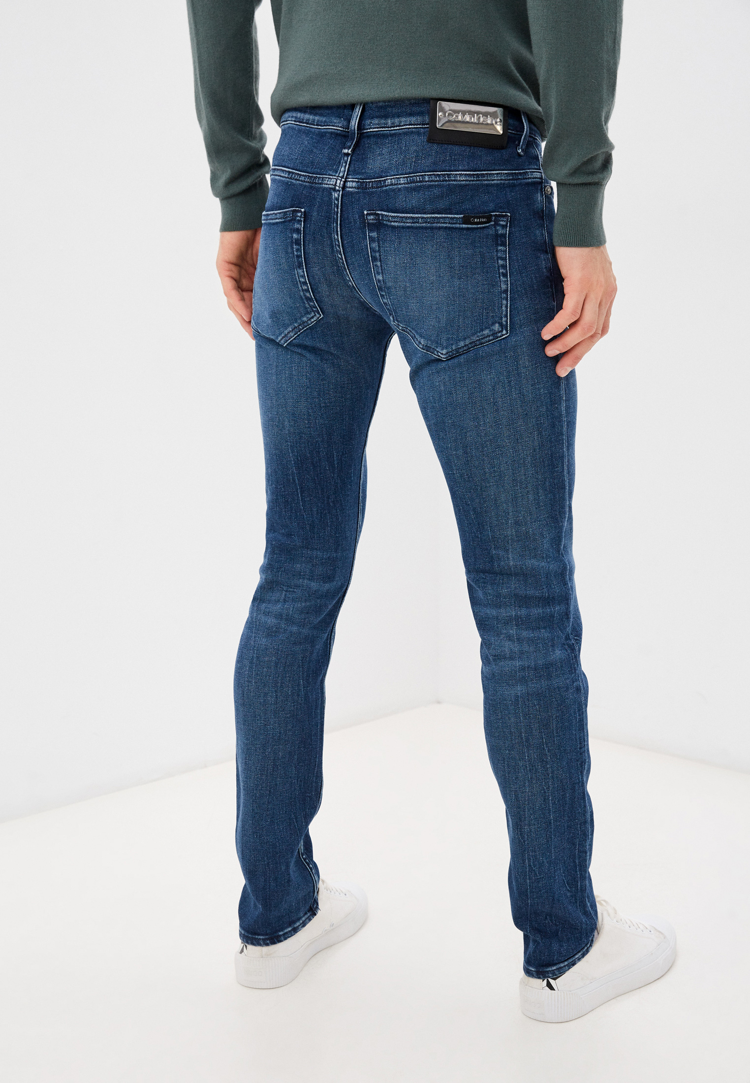 Мужские зауженные джинсы Calvin Klein (Кельвин Кляйн) K10K106445: изображение 10