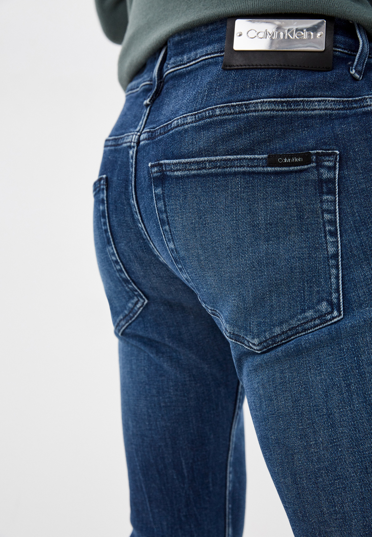 Мужские зауженные джинсы Calvin Klein (Кельвин Кляйн) K10K106445: изображение 11