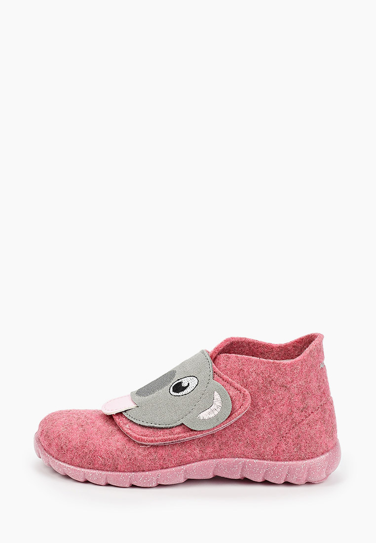 Домашняя обувь для девочек Superfit 1-800295-5510 внешний материал шерсть;  цвет розовый купить за 3280 руб.