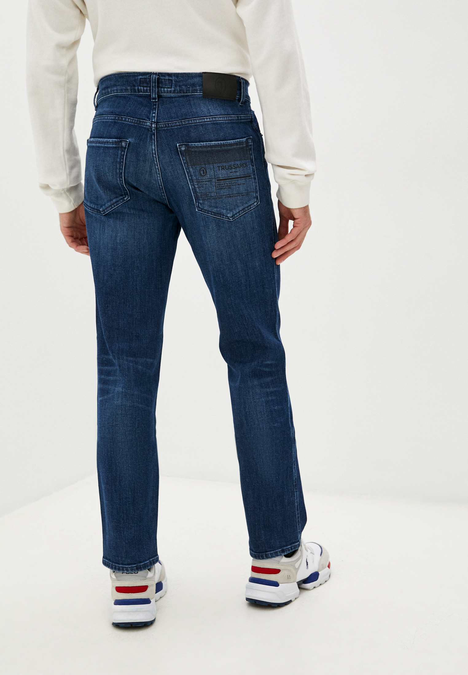 Мужские прямые джинсы Trussardi (Труссарди) 52J00001-1T005431: изображение 4