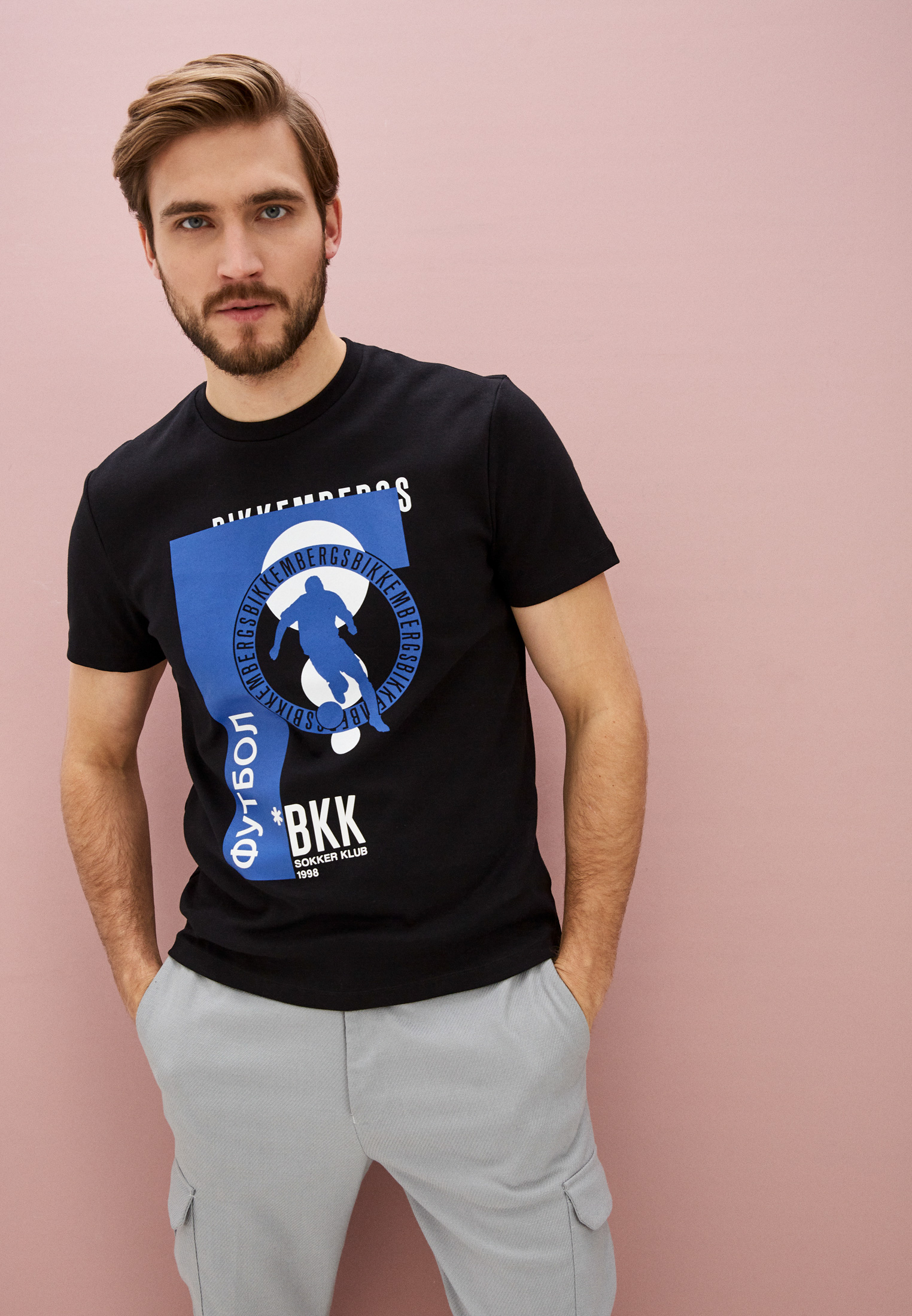Мужская футболка Bikkembergs (Биккембергс) C 4 101 59 E 2298: изображение 2