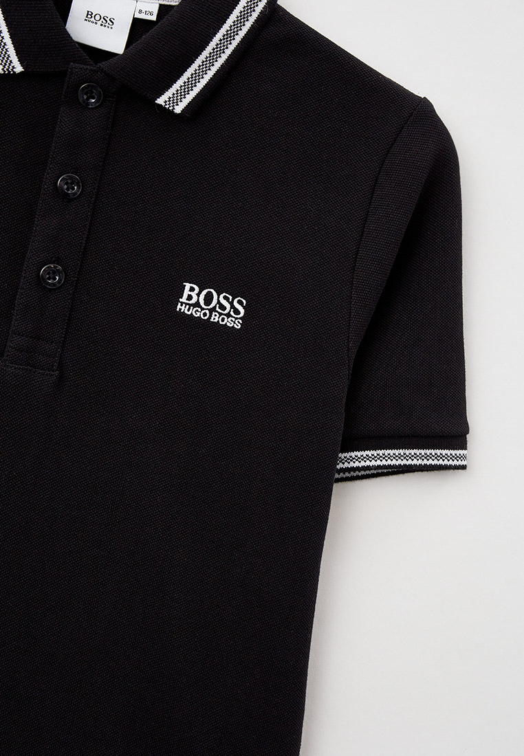 Поло футболки для мальчиков Boss (Босс) J25P12: изображение 6