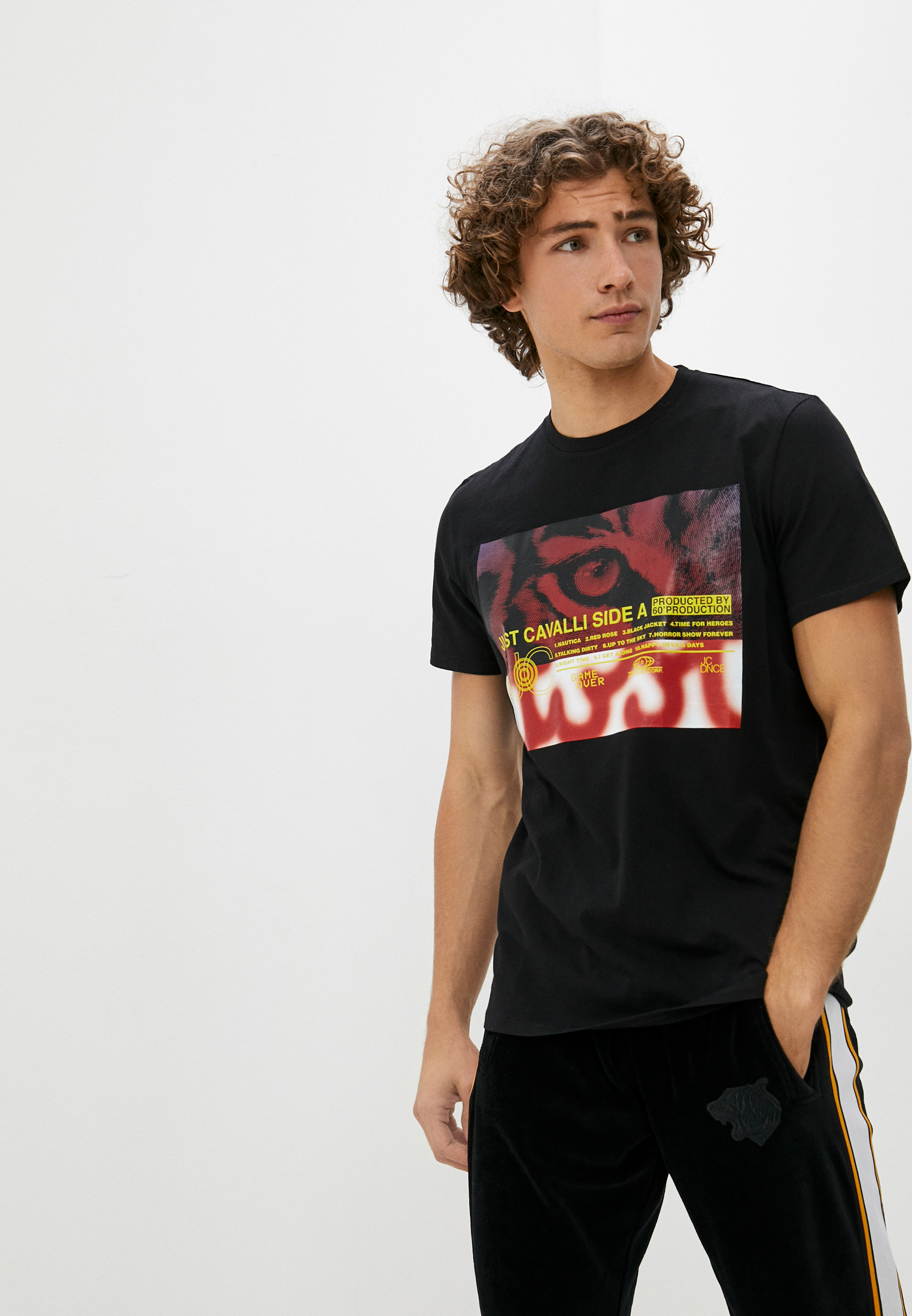 Мужская футболка Just Cavalli (Джаст Кавалли) S03GC0642N20663: изображение 1