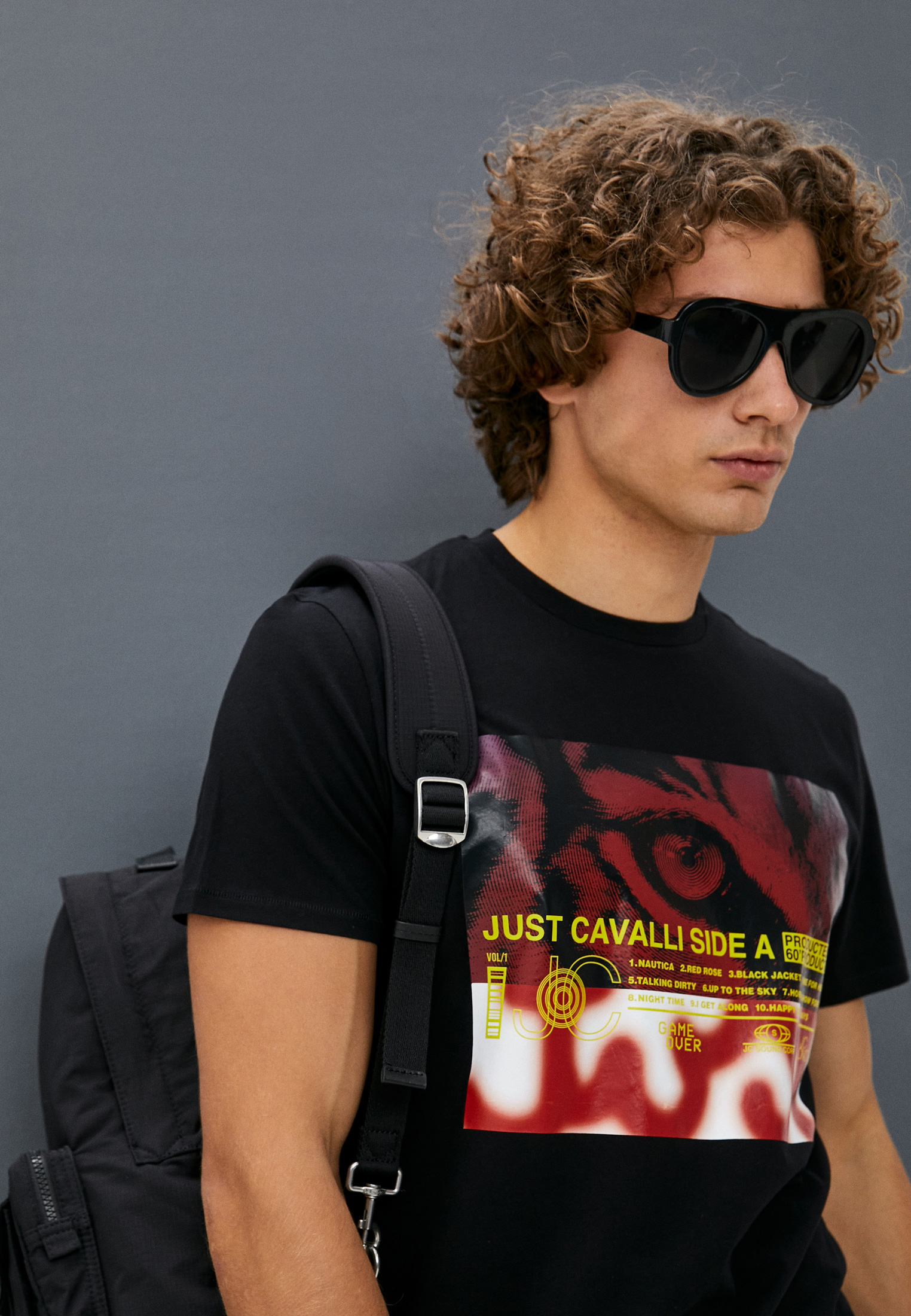 Мужская футболка Just Cavalli (Джаст Кавалли) S03GC0642N20663: изображение 2
