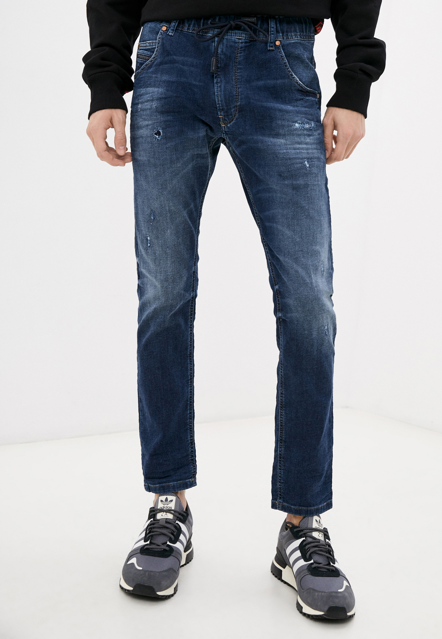 Мужские зауженные джинсы Diesel (Дизель) 00S6DD0686W: изображение 5