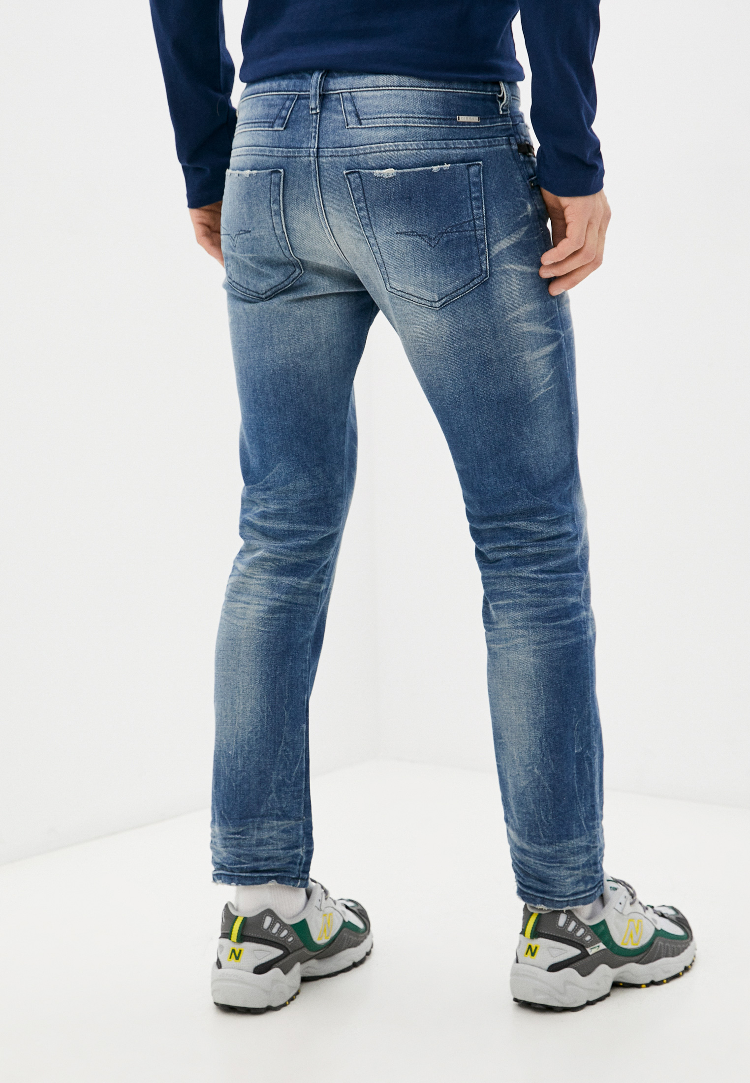 Мужские прямые джинсы Diesel (Дизель) 00SSLK0090D: изображение 3