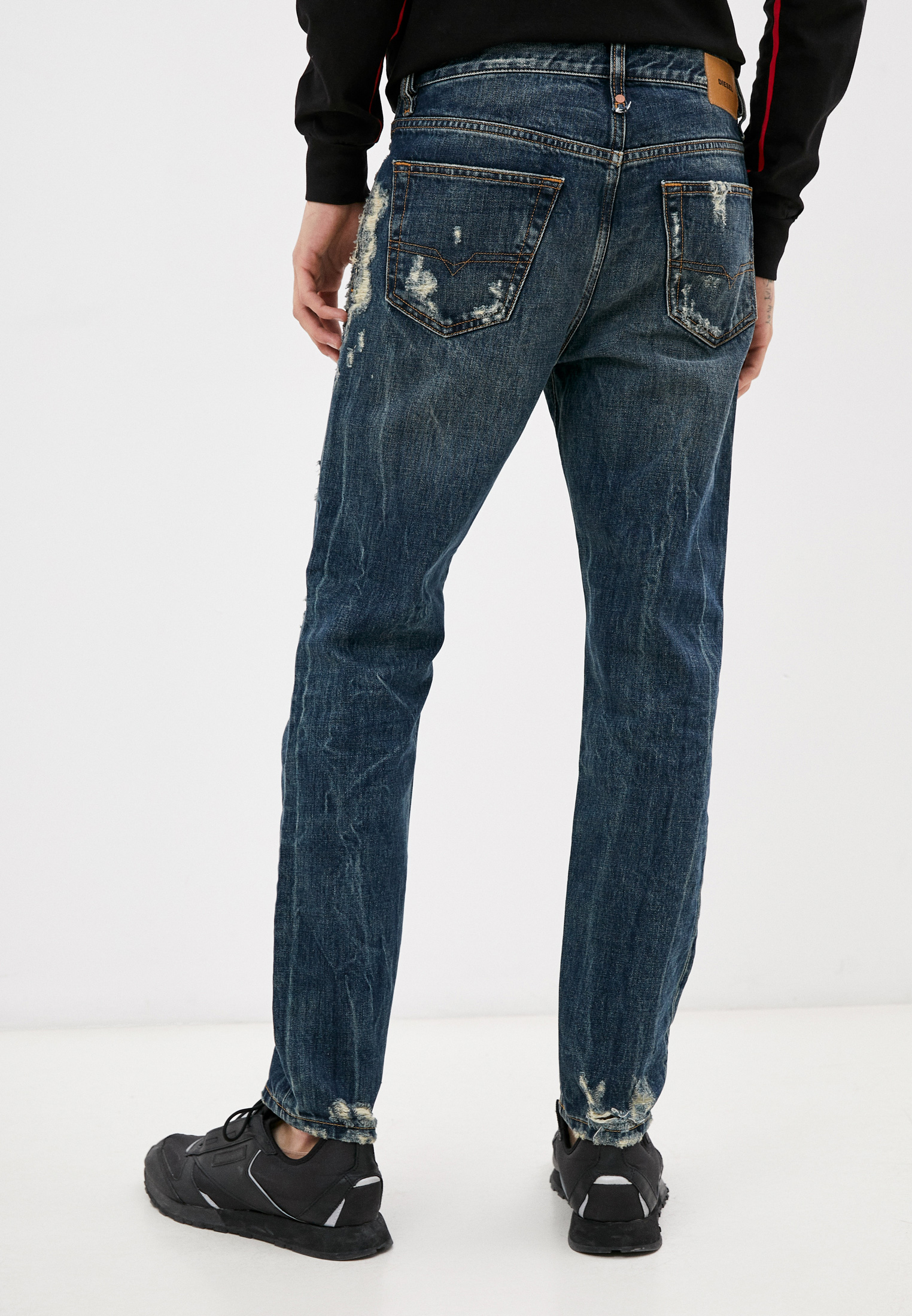 Мужские зауженные джинсы Diesel (Дизель) 00SH3Q084ZM: изображение 3