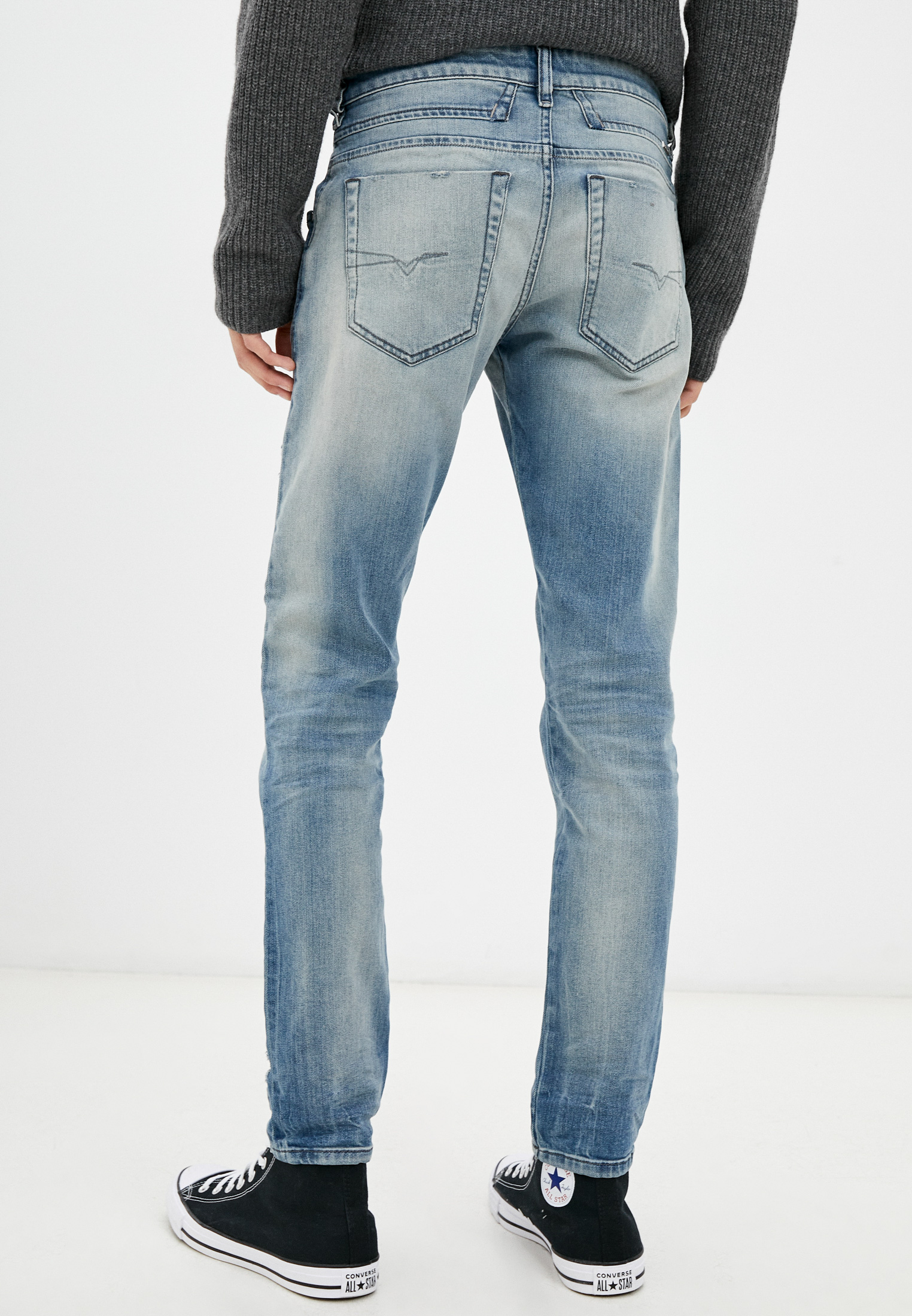 Мужские зауженные джинсы Diesel (Дизель) 00SSLL081AP: изображение 3