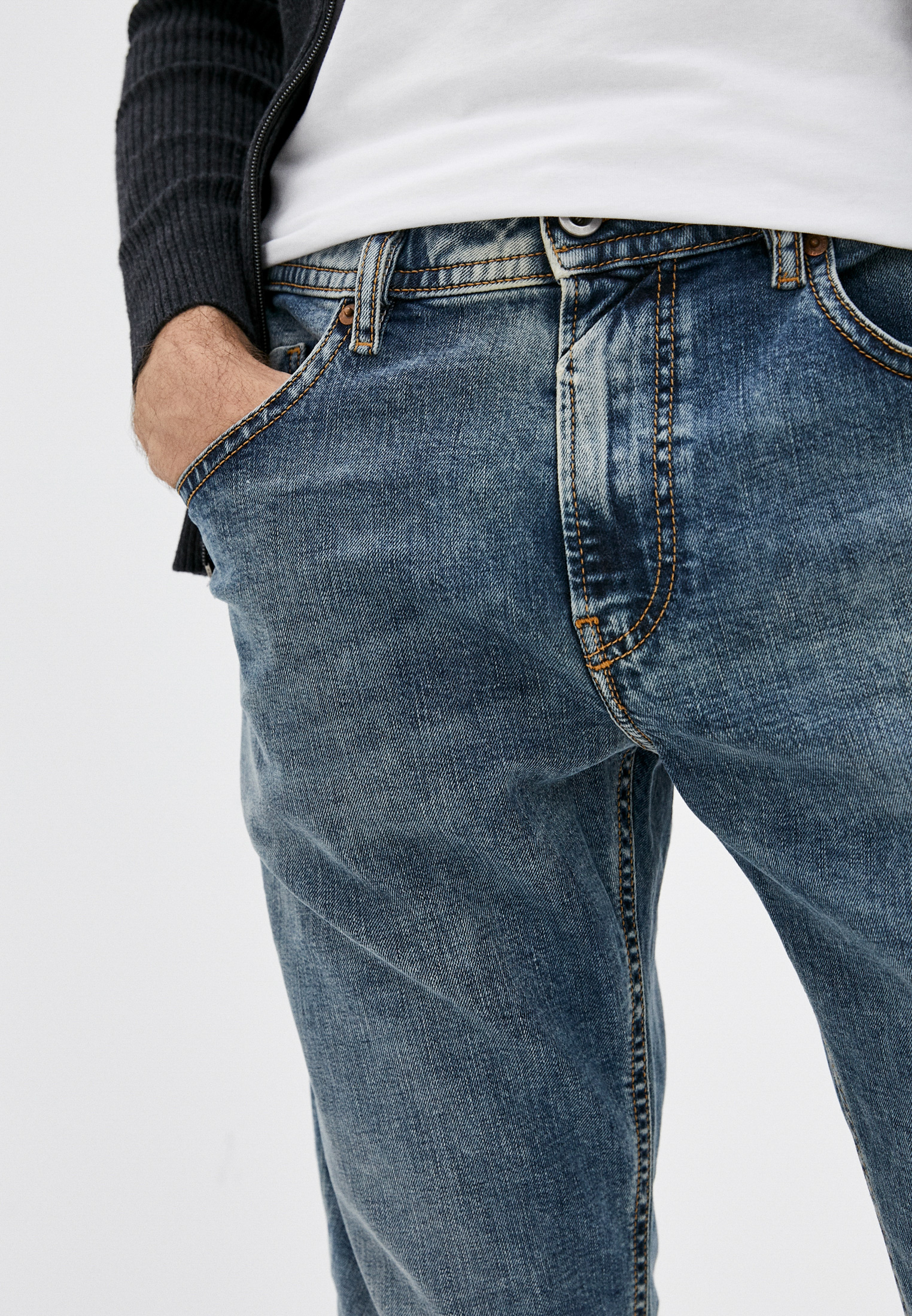 Мужские зауженные джинсы Diesel (Дизель) 00SW1P084UX: изображение 4