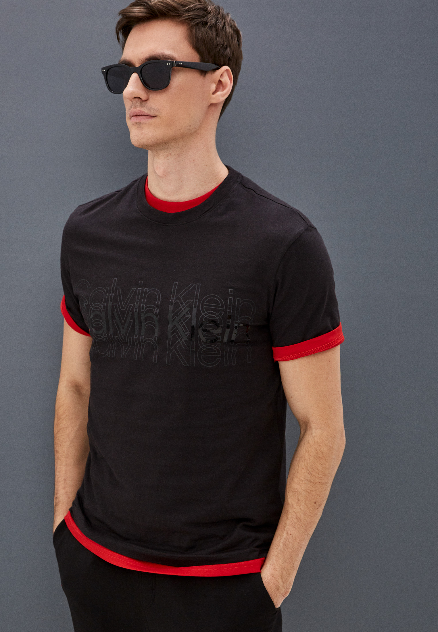 Мужская футболка Calvin Klein (Кельвин Кляйн) K10K107606: изображение 2