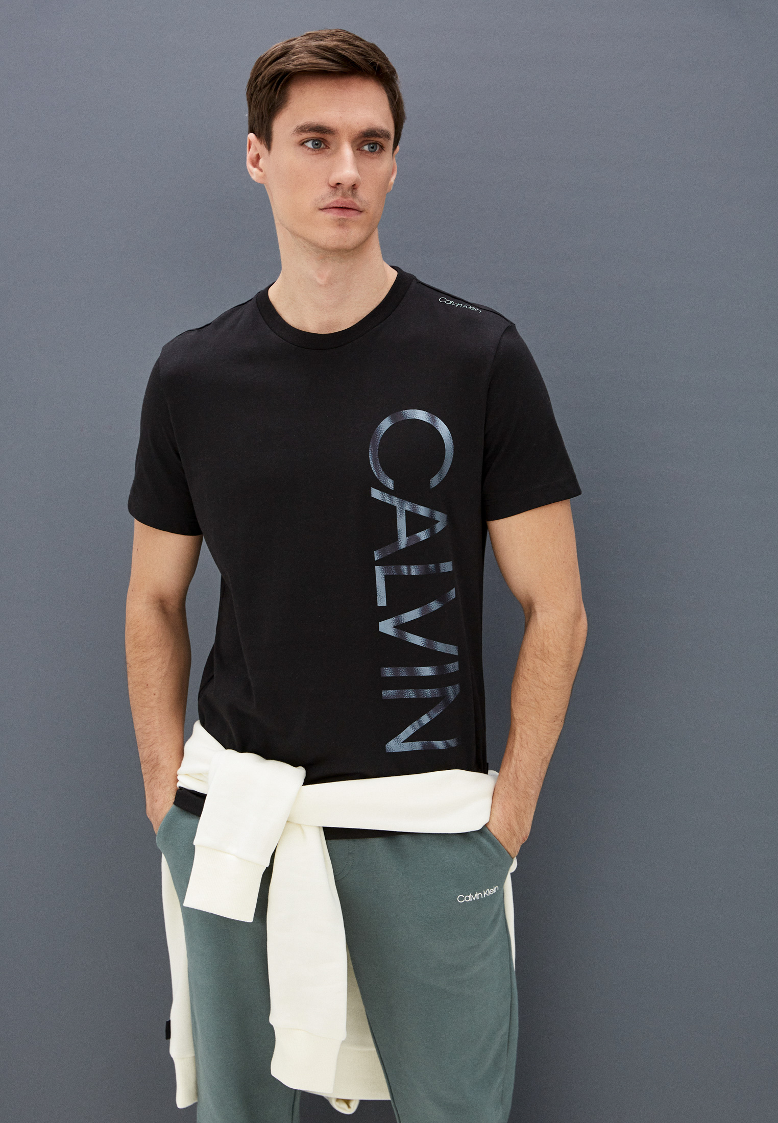Мужская футболка Calvin Klein (Кельвин Кляйн) K10K107691: изображение 2
