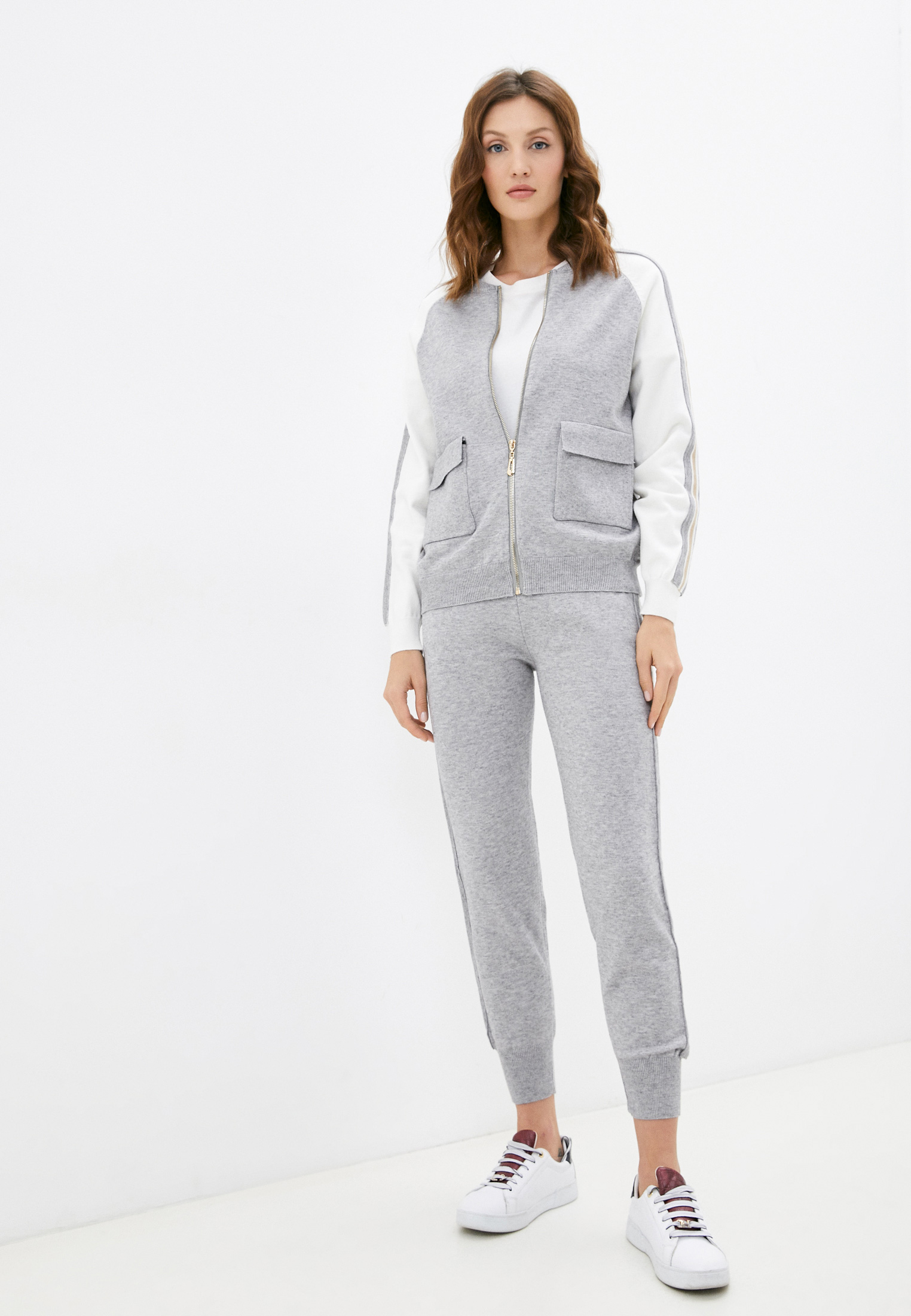 Купить Серый Спортивный Костюм Женский