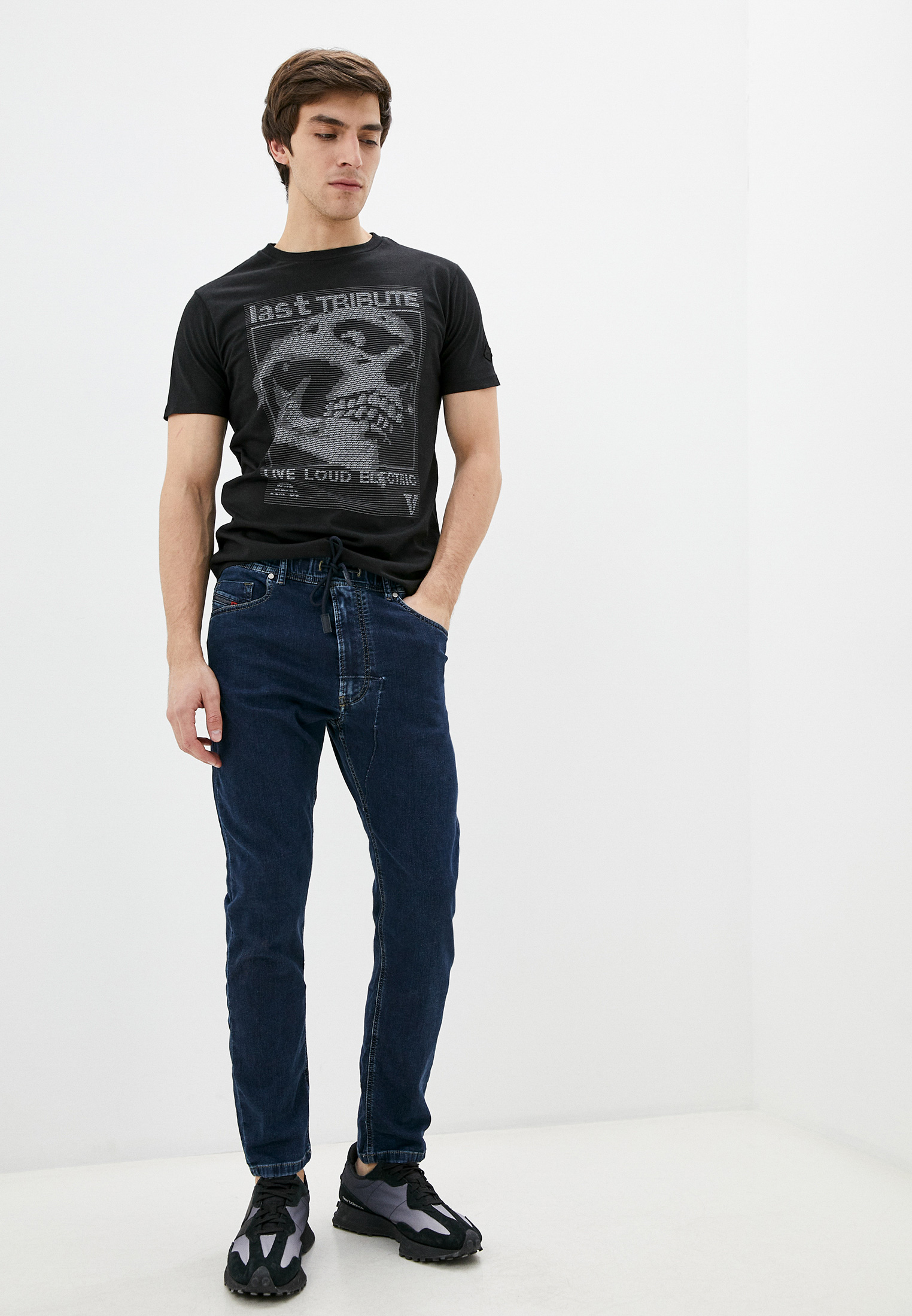 Мужские прямые джинсы Diesel (Дизель) 00CZAK0686X: изображение 3