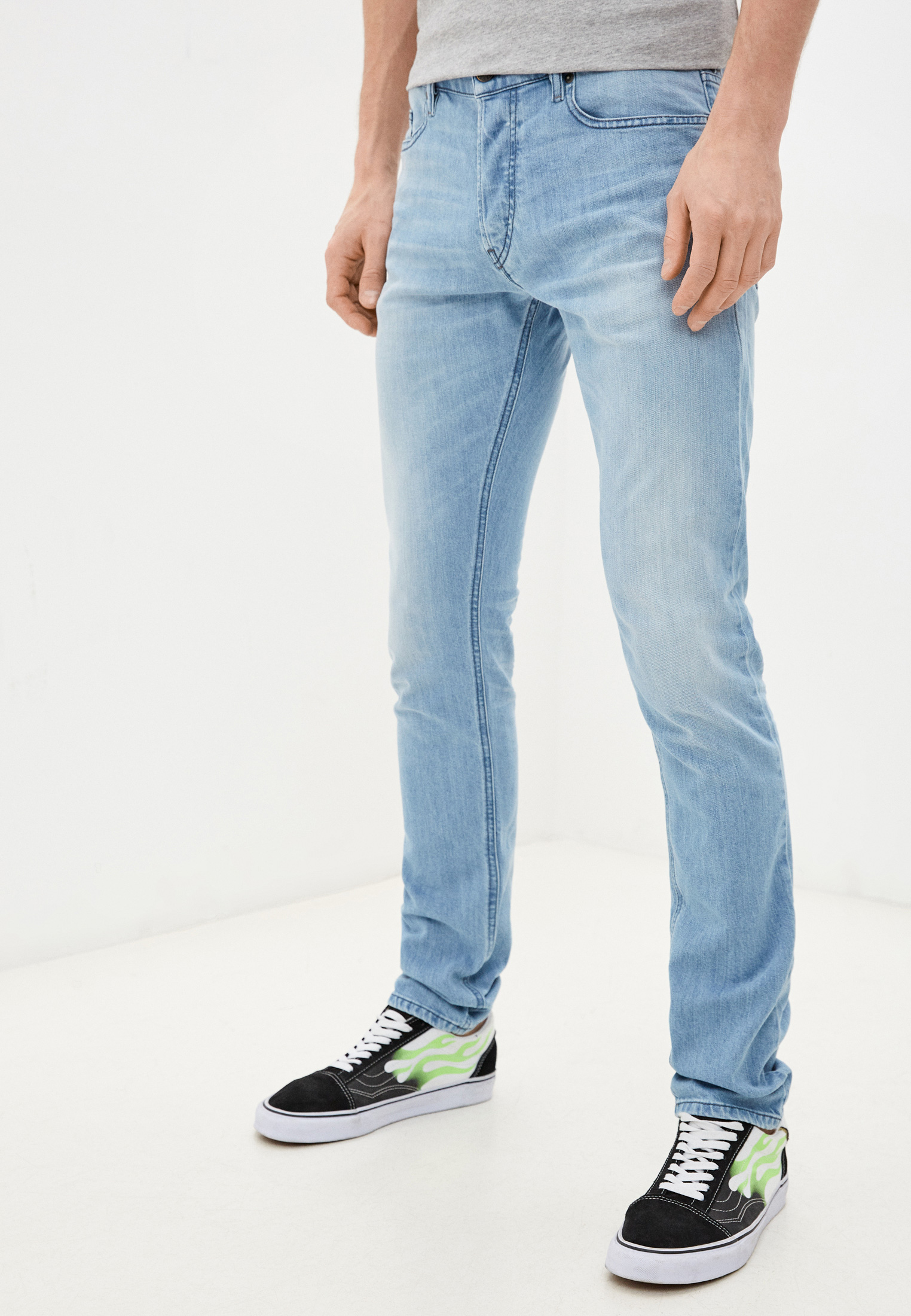 Мужские зауженные джинсы Diesel (Дизель) 00SIDA0095U: изображение 5