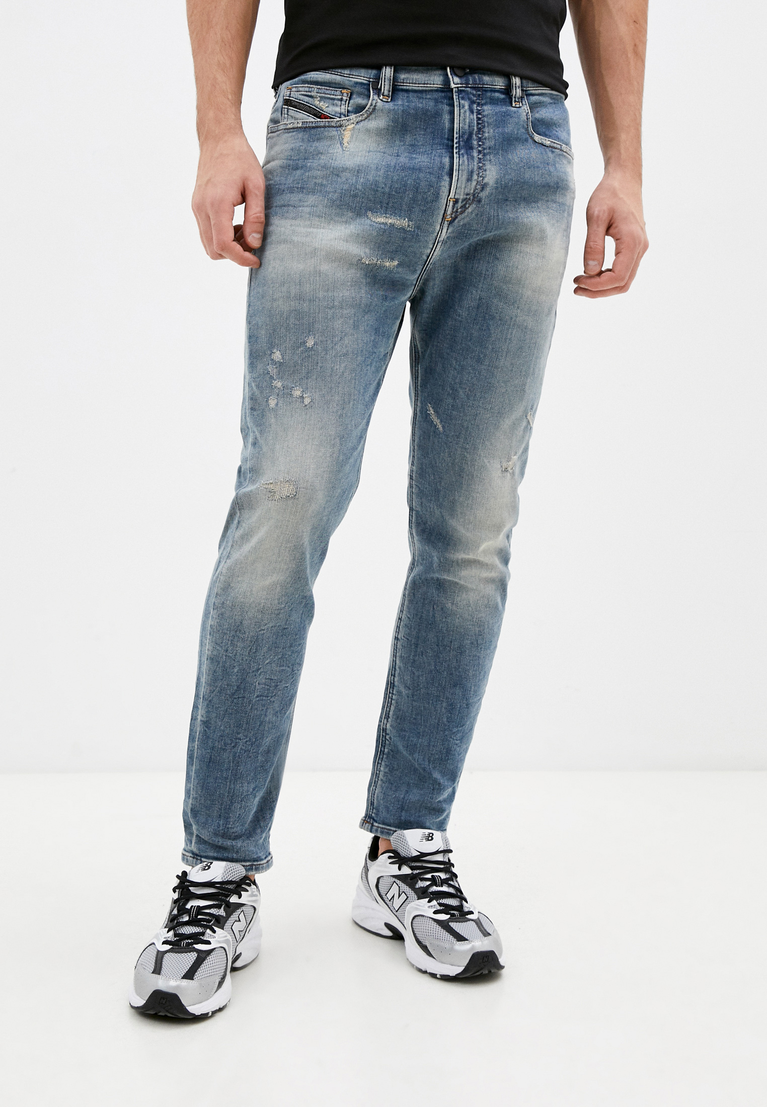 Мужские зауженные джинсы Diesel (Дизель) 00SSTD087AD: изображение 1