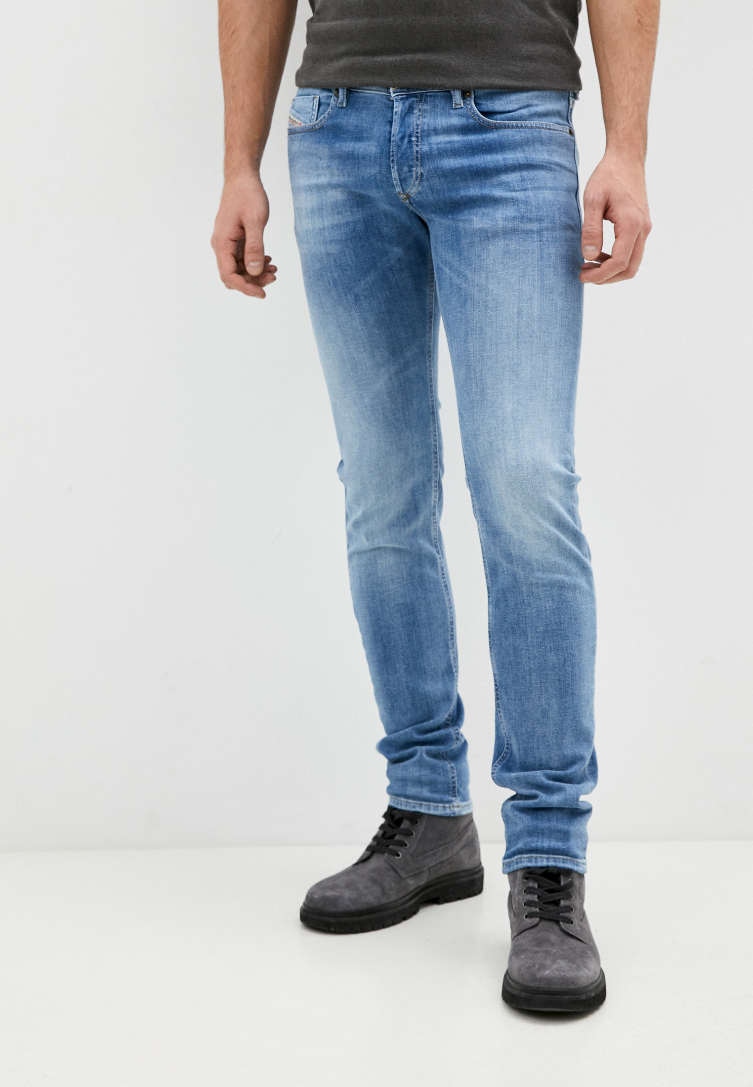 Мужские прямые джинсы Diesel (Дизель) 00SWJG0095G: изображение 5