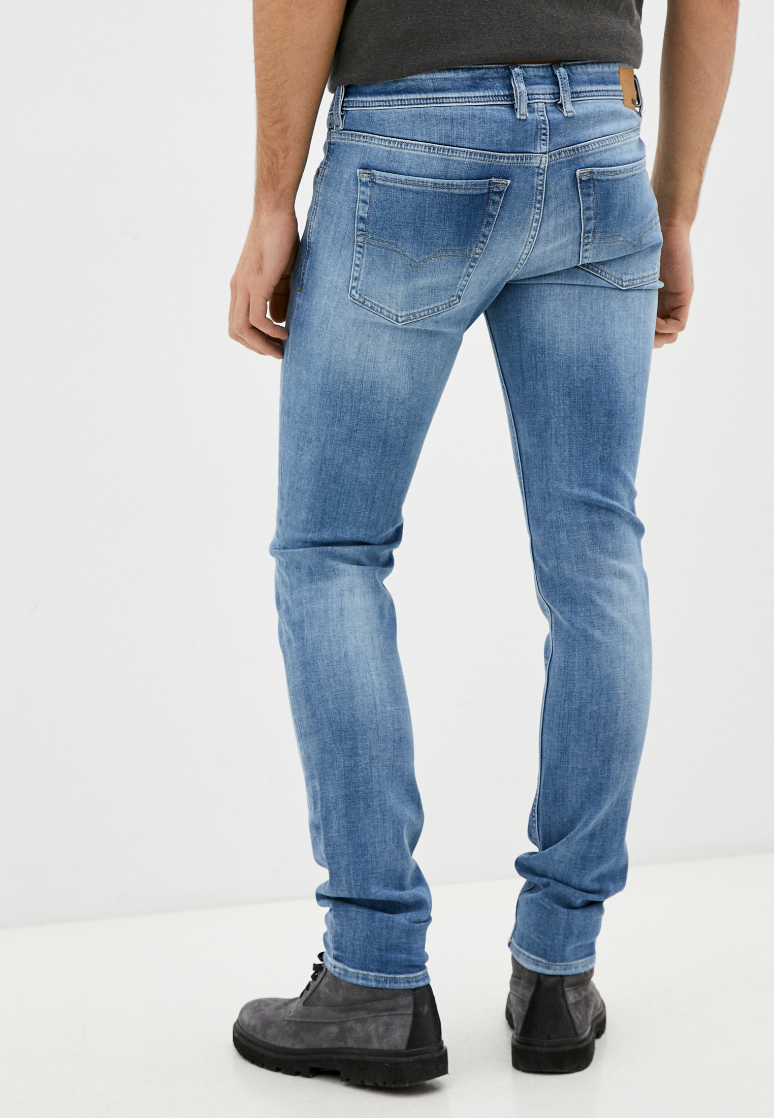 Мужские прямые джинсы Diesel (Дизель) 00SWJG0095G: изображение 7
