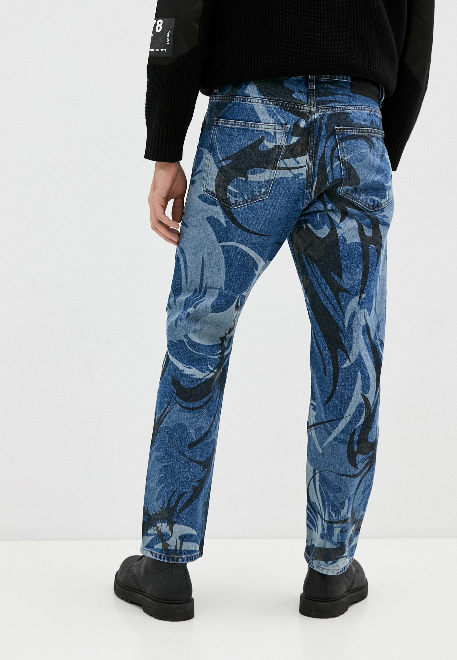 Мужские прямые джинсы Diesel (Дизель) A008870079I: изображение 3
