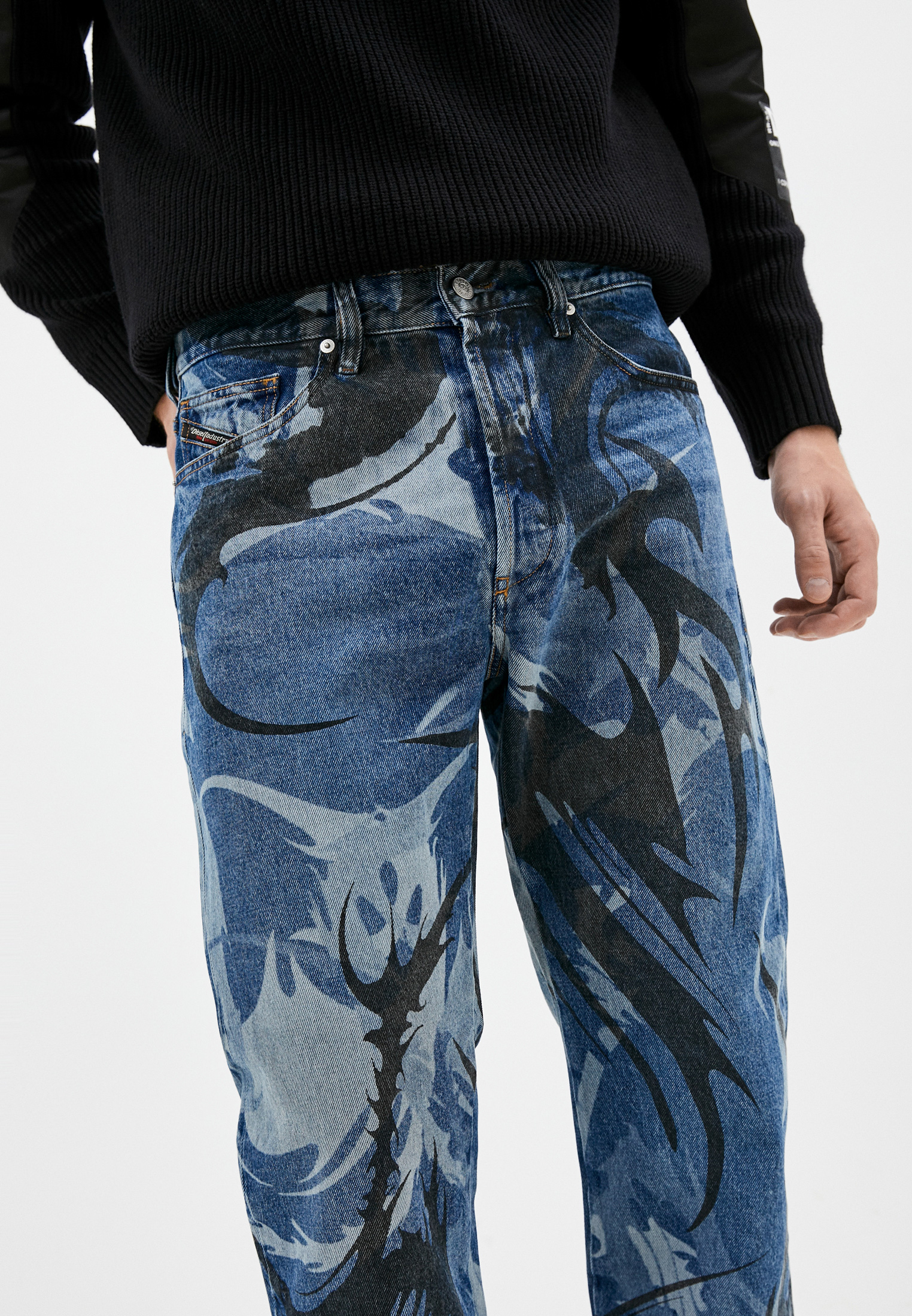 Мужские прямые джинсы Diesel (Дизель) A008870079I: изображение 4