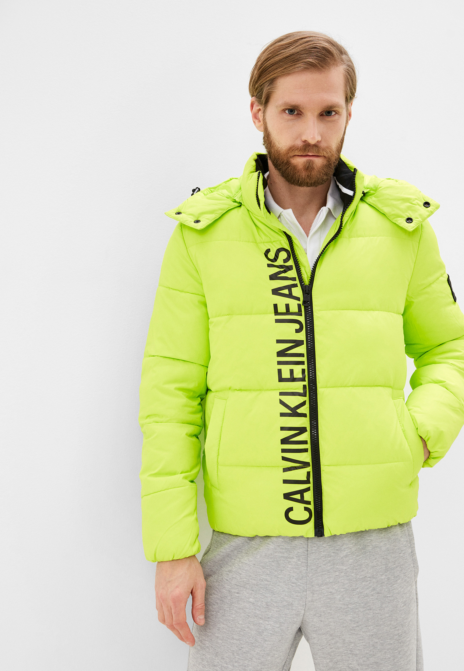 Утепленная куртка мужская Calvin Klein Jeans J30J319057 купить за 18690 руб.